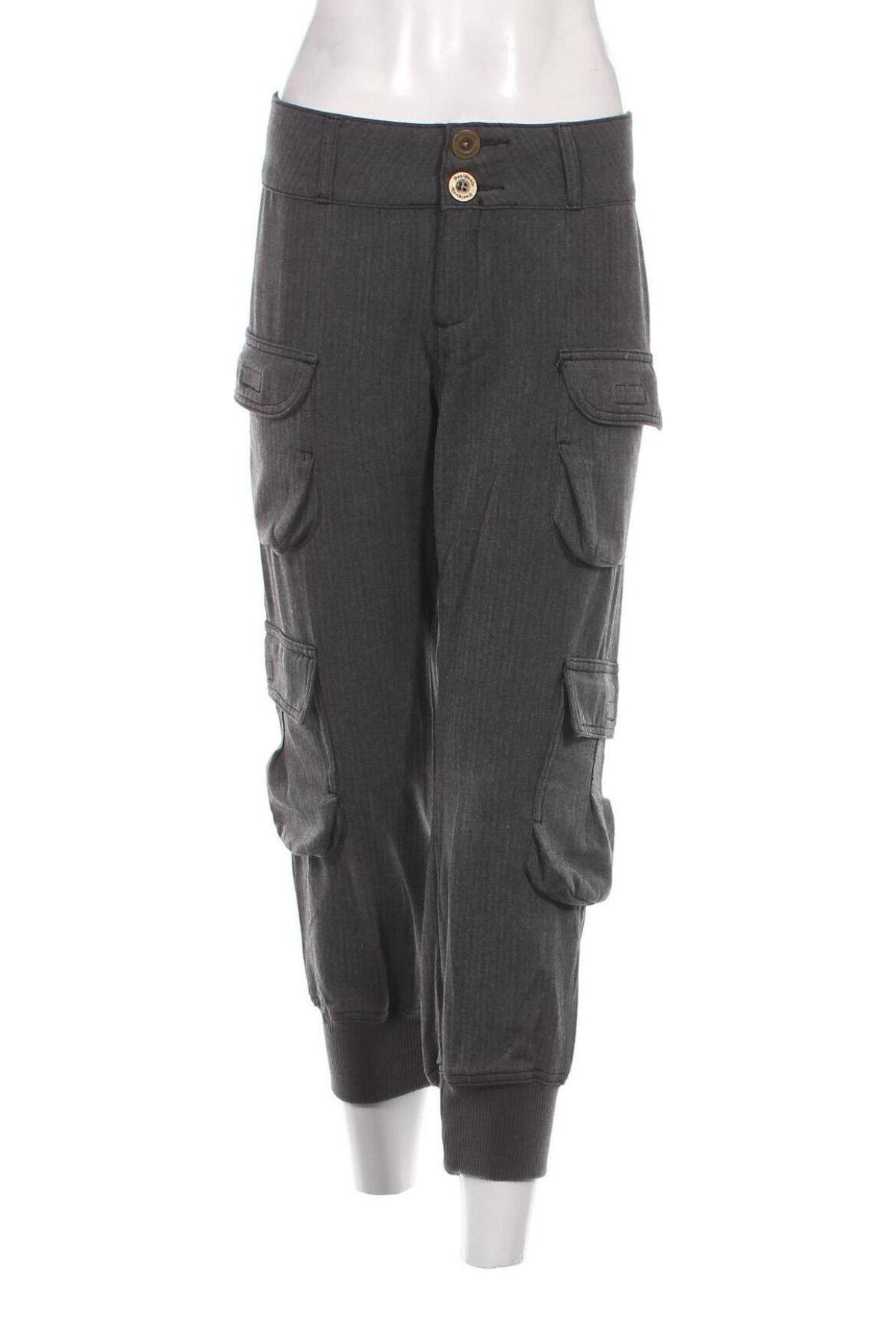 Γυναικείο παντελόνι Desigual, Μέγεθος L, Χρώμα Γκρί, Τιμή 25,32 €