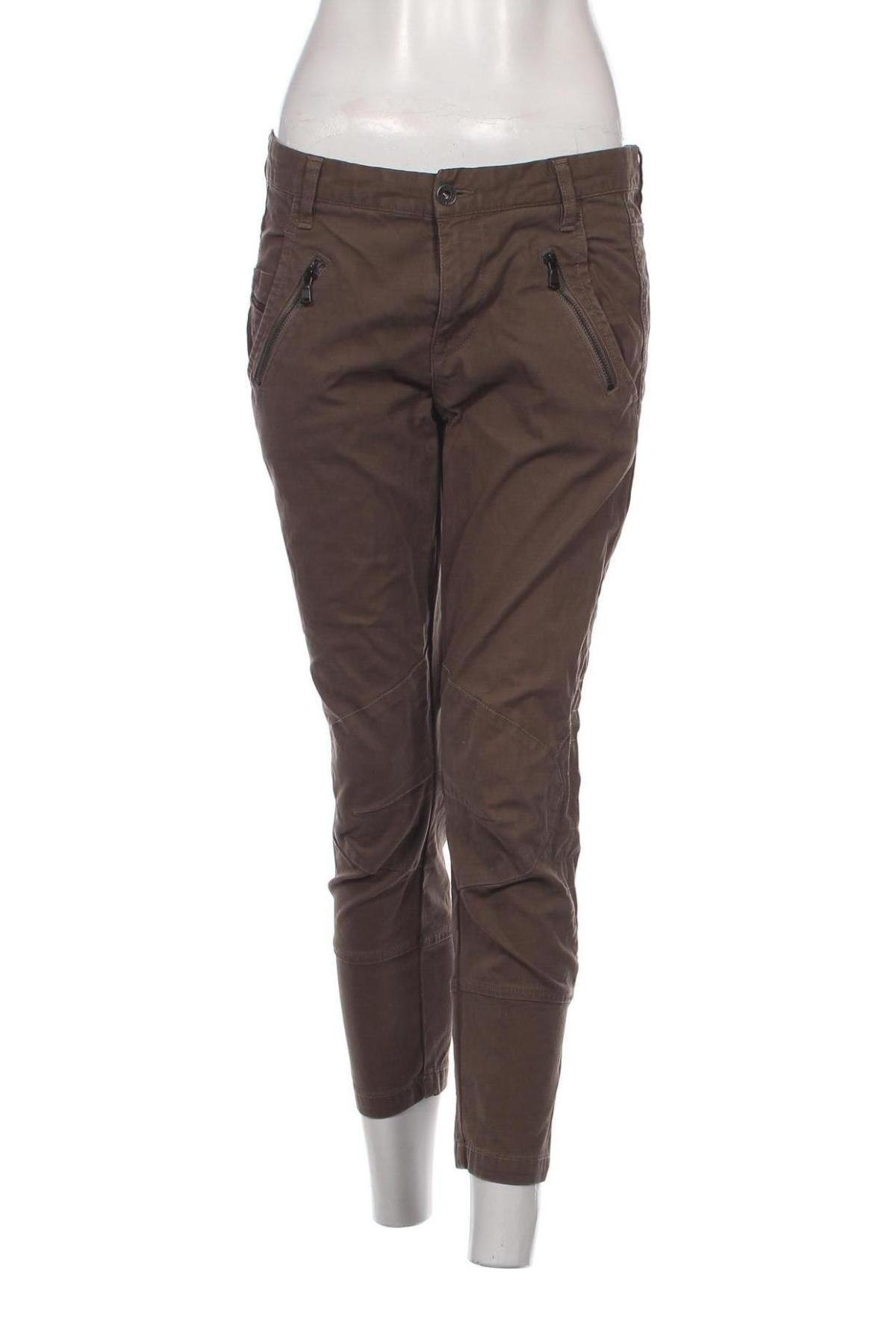 Pantaloni de femei Diesel, Mărime M, Culoare Verde, Preț 84,35 Lei