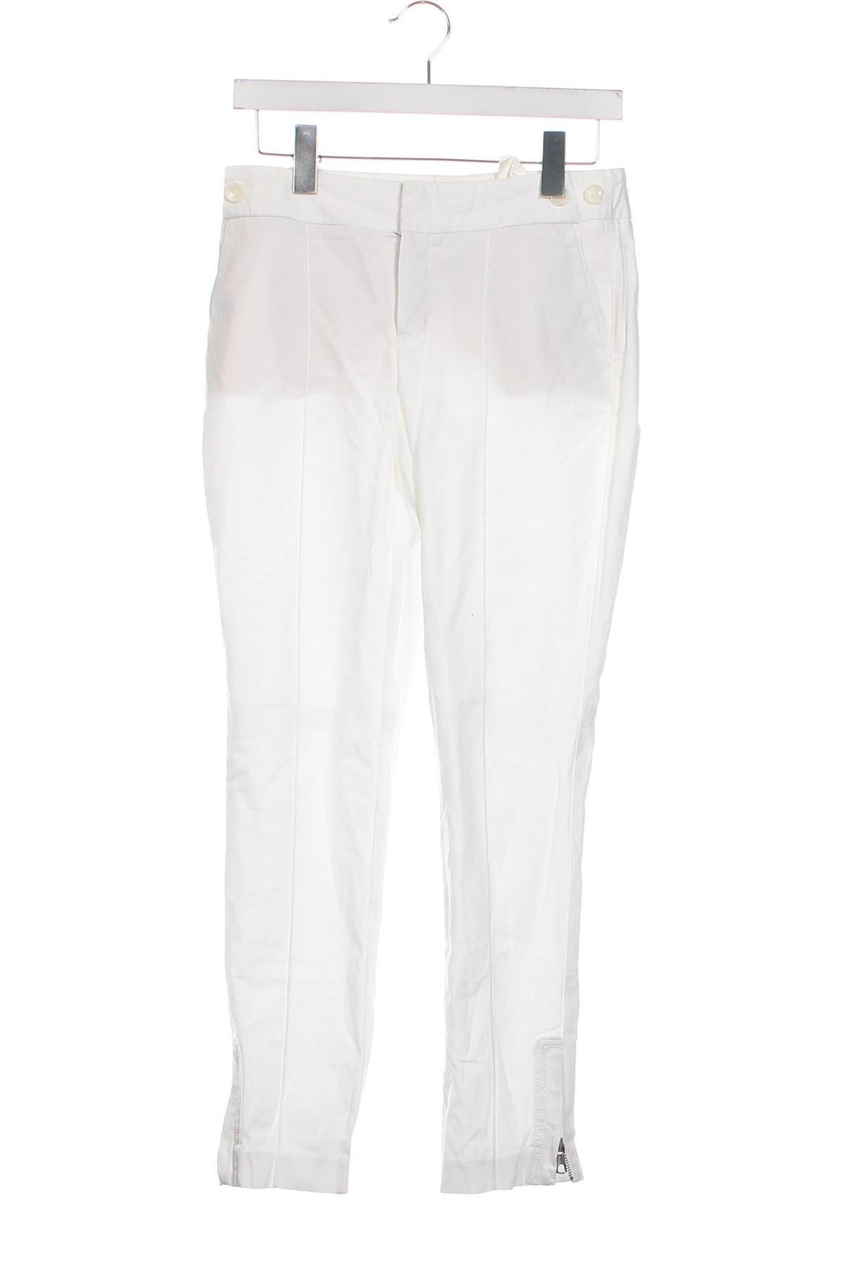 Дамски панталон Dika, Размер S, Цвят Бял, Цена 26,75 лв.