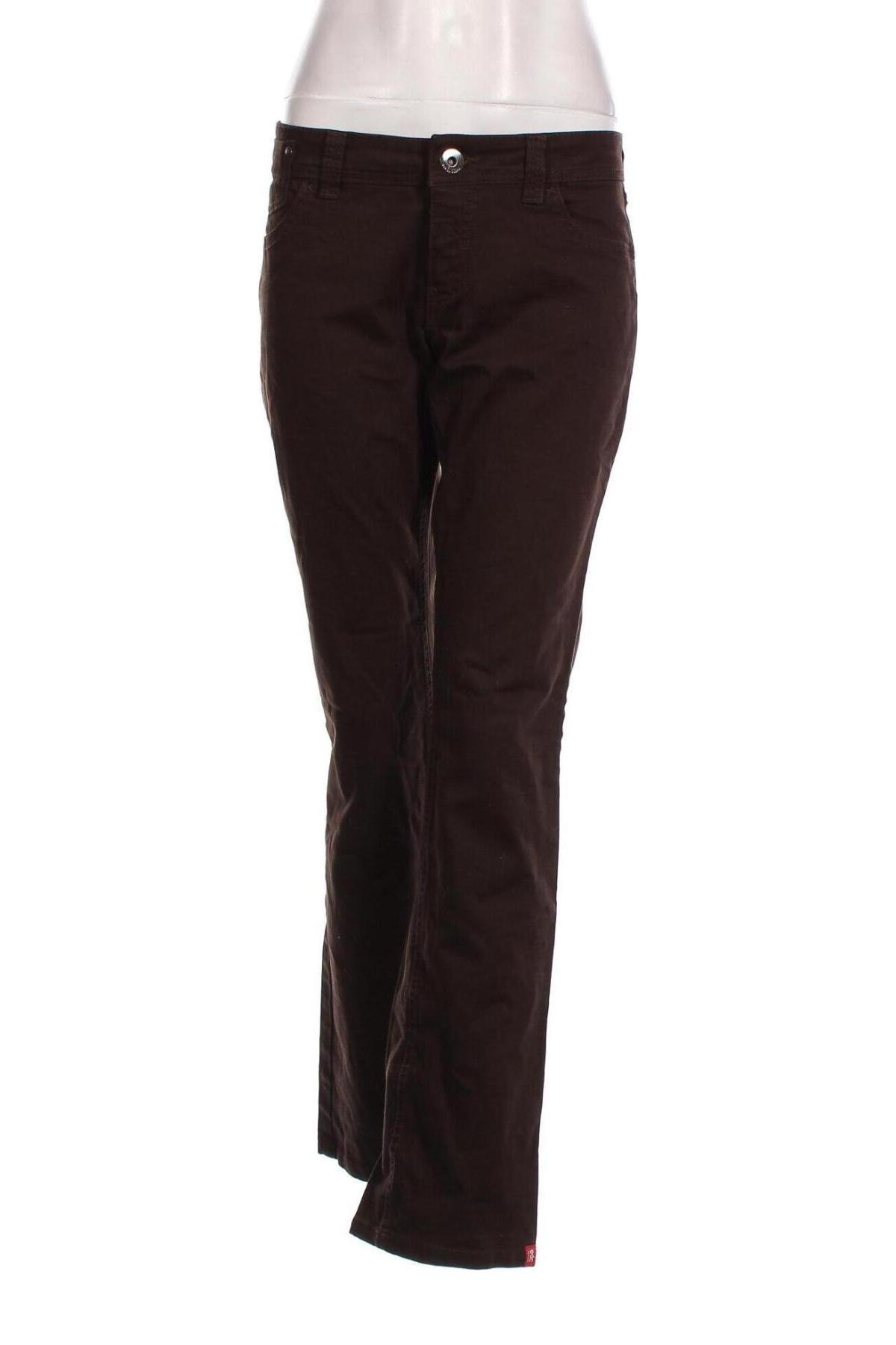 Дамски панталон Edc By Esprit, Размер L, Цвят Кафяв, Цена 20,50 лв.