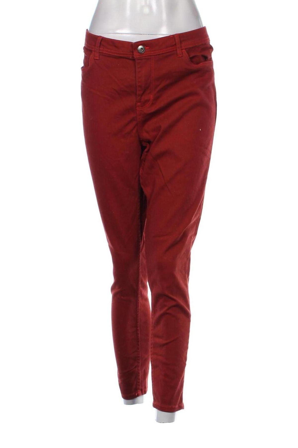 Pantaloni de femei Esmara, Mărime XL, Culoare Roșu, Preț 47,70 Lei