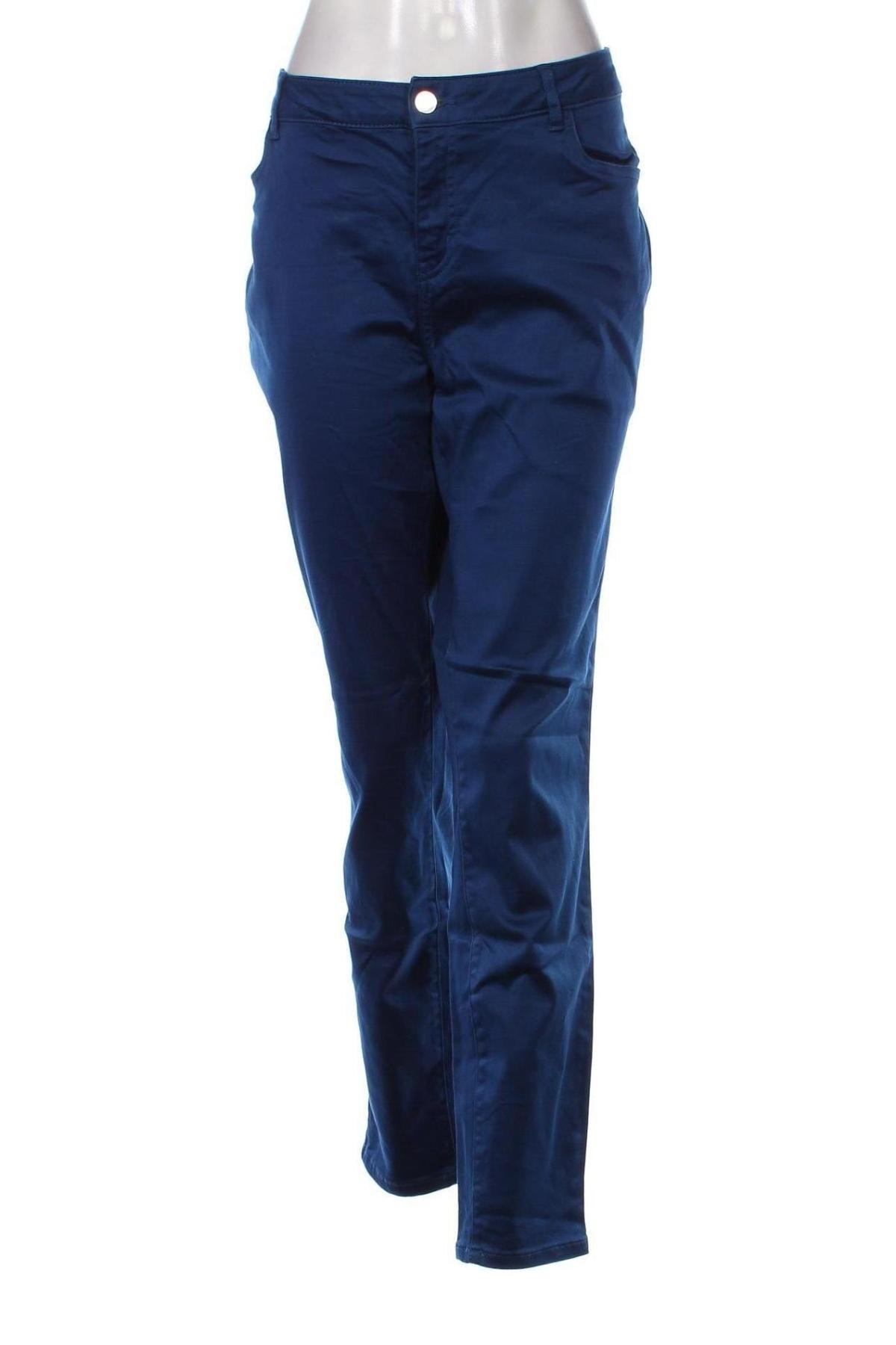 Pantaloni de femei Essentials by Tchibo, Mărime XL, Culoare Albastru, Preț 52,46 Lei