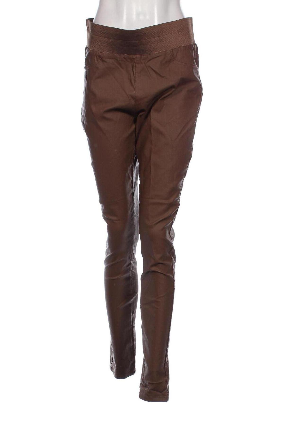 Pantaloni de femei Free Quent, Mărime XL, Culoare Maro, Preț 74,18 Lei