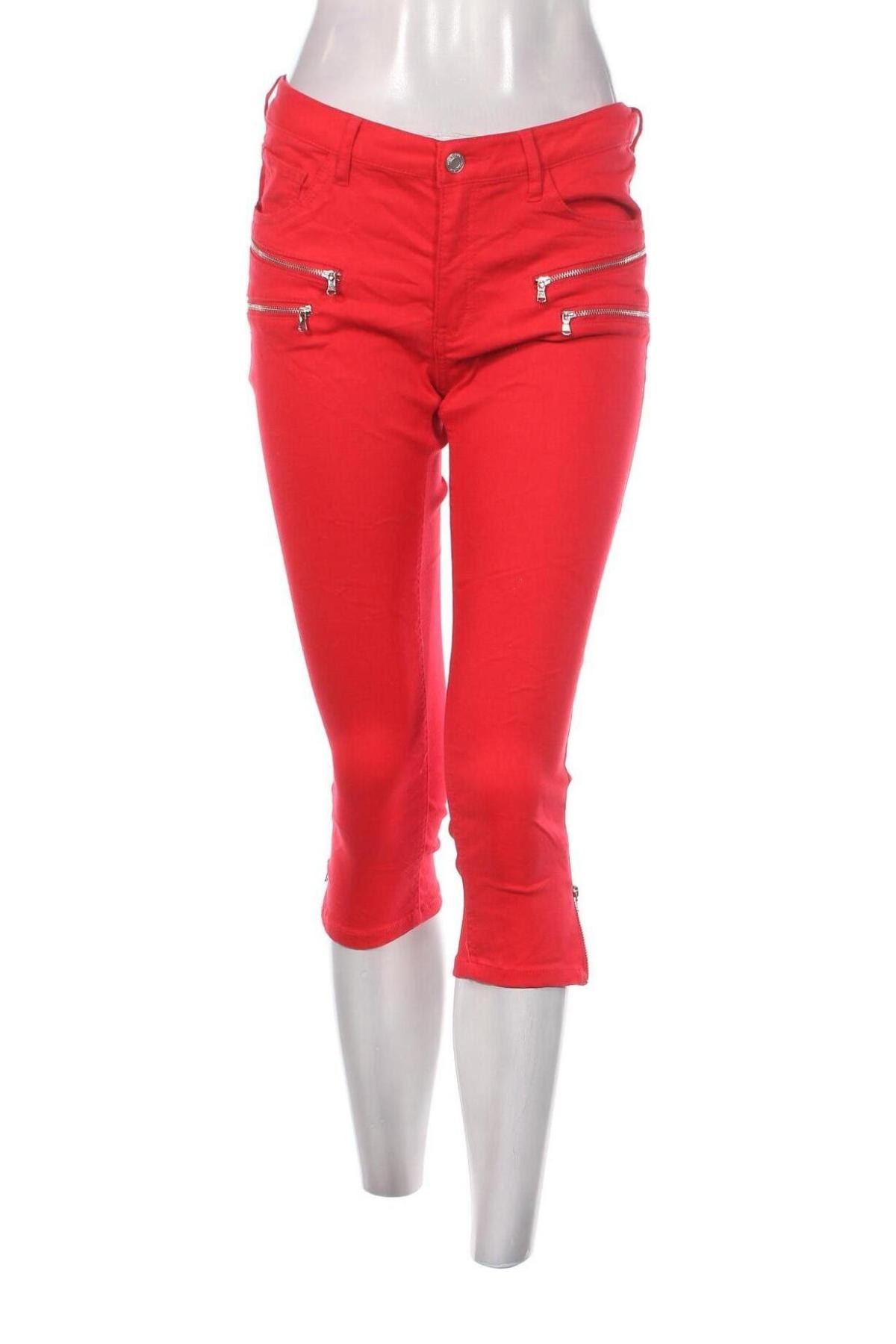 Pantaloni de femei Free Quent, Mărime M, Culoare Roșu, Preț 53,95 Lei