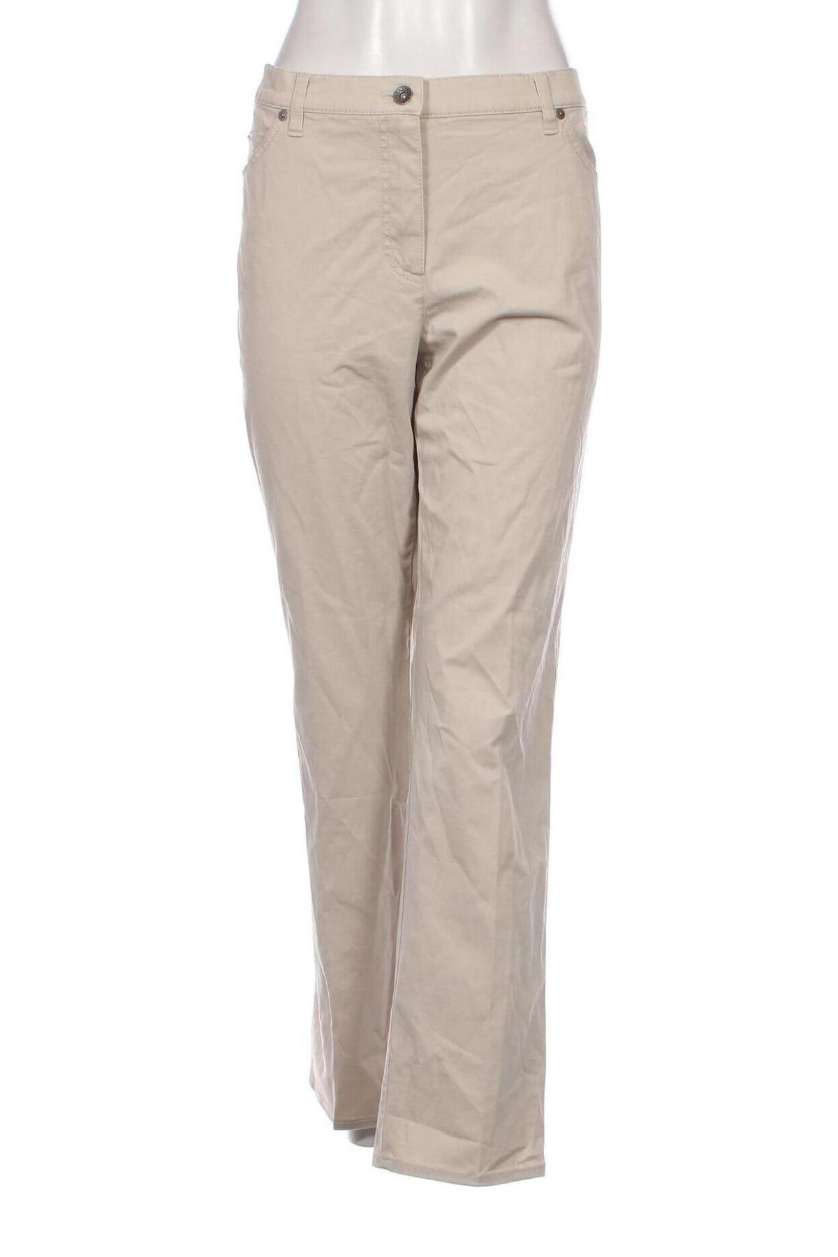 Γυναικείο παντελόνι Gerry Weber, Μέγεθος XL, Χρώμα  Μπέζ, Τιμή 23,13 €