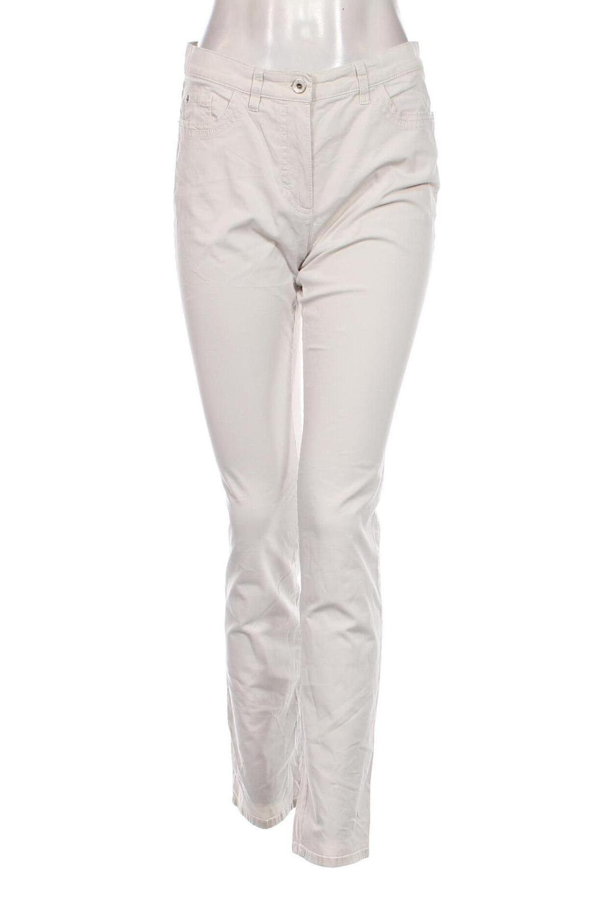 Pantaloni de femei Gerry Weber, Mărime S, Culoare Ecru, Preț 123,02 Lei