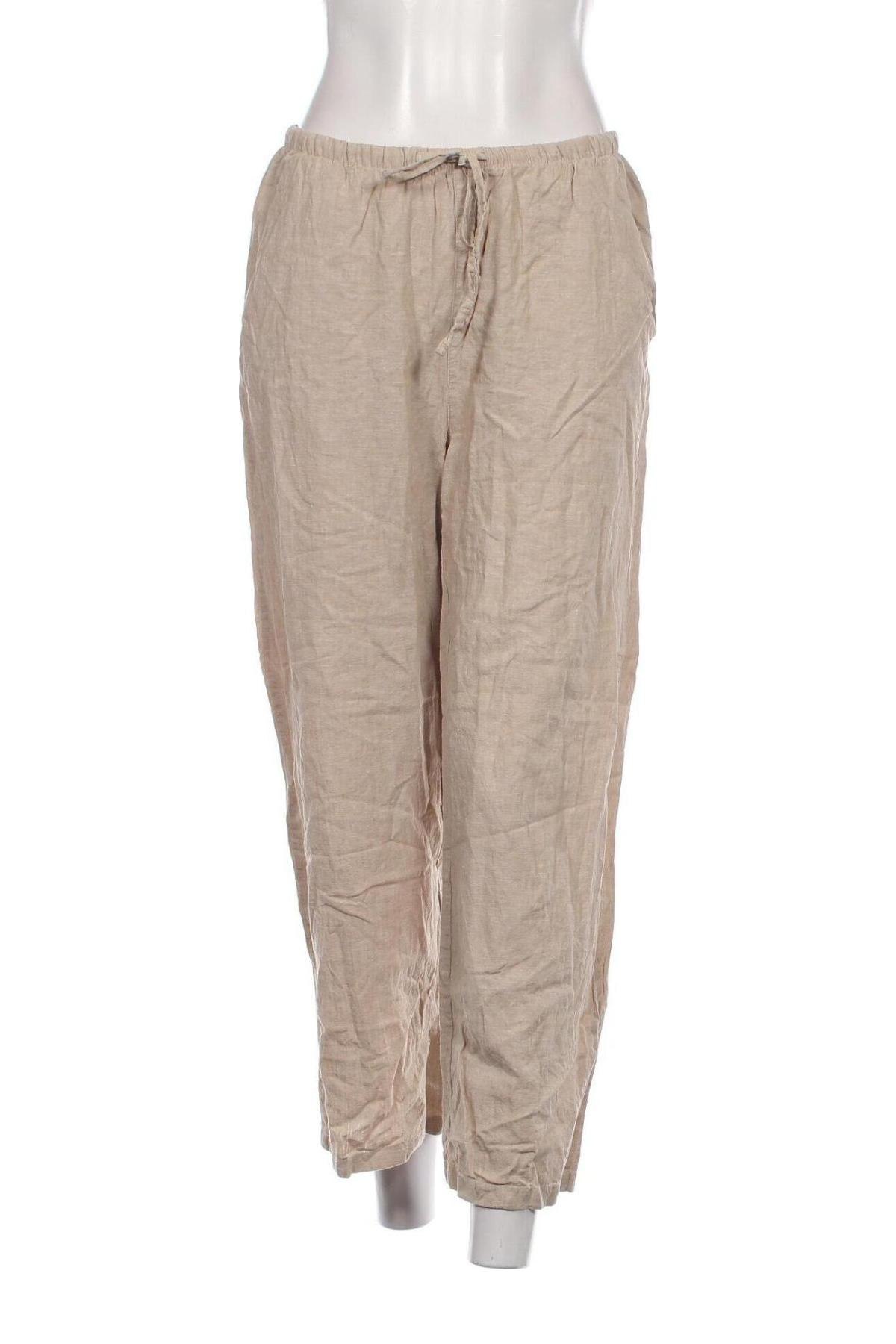 Pantaloni de femei Gina Tricot, Mărime S, Culoare Bej, Preț 44,41 Lei
