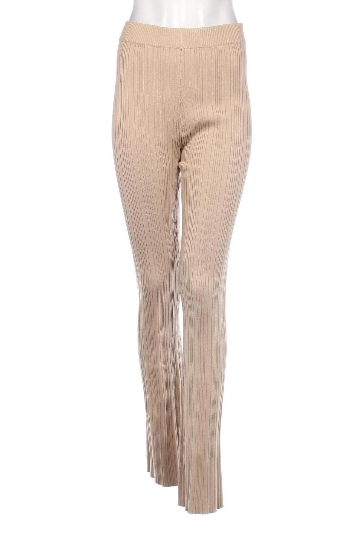 Pantaloni de femei Gina Tricot, Mărime XL, Culoare Bej, Preț 101,98 Lei