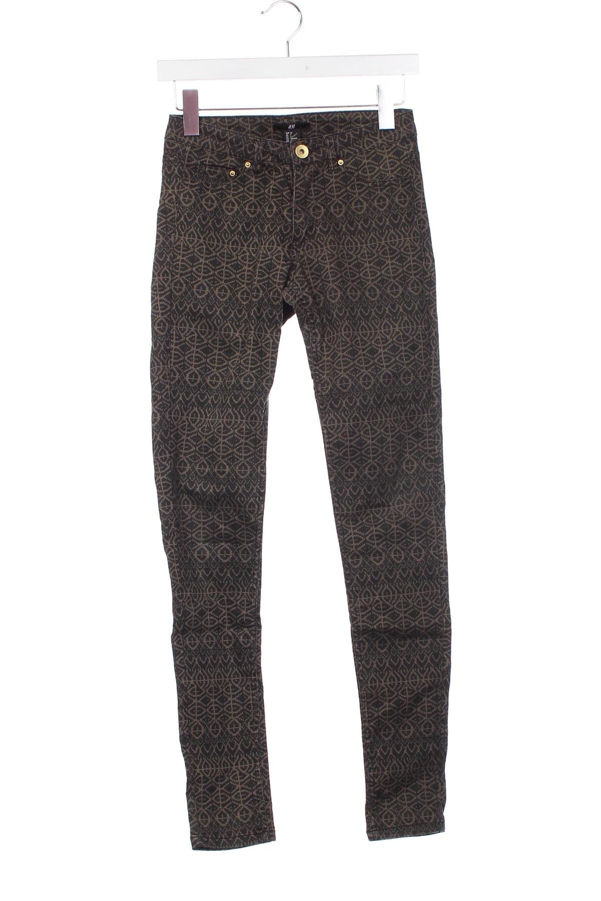 Pantaloni de femei H&M, Mărime XS, Culoare Multicolor, Preț 38,16 Lei