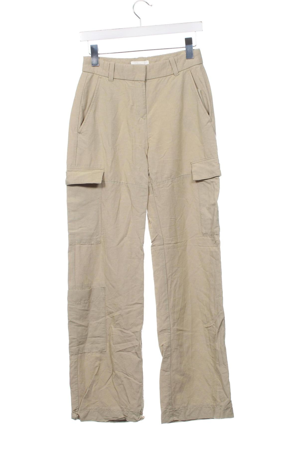 Pantaloni de femei H&M, Mărime XS, Culoare Verde, Preț 44,65 Lei