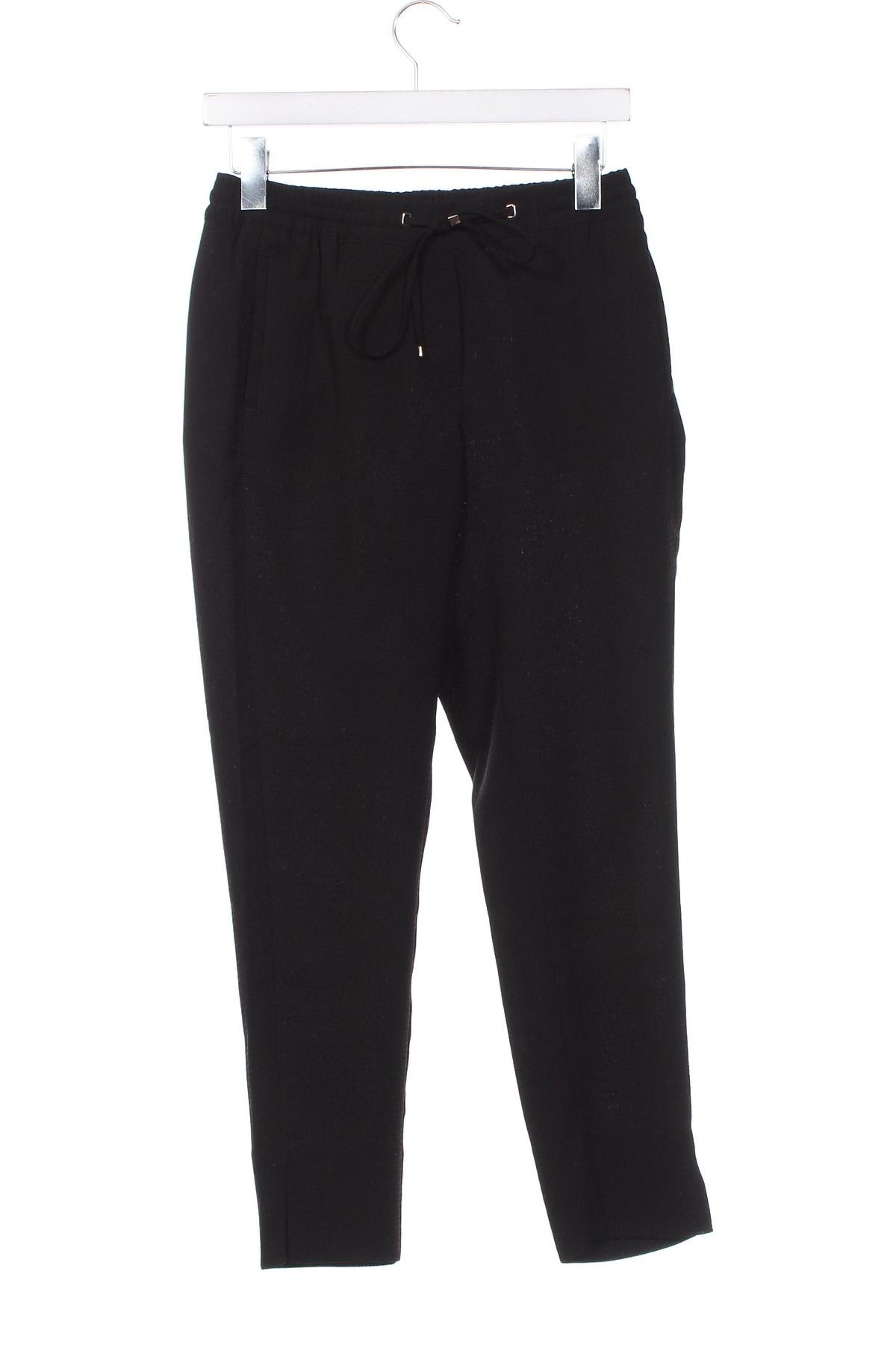 Дамски панталон H&M, Размер XS, Цвят Черен, Цена 16,53 лв.