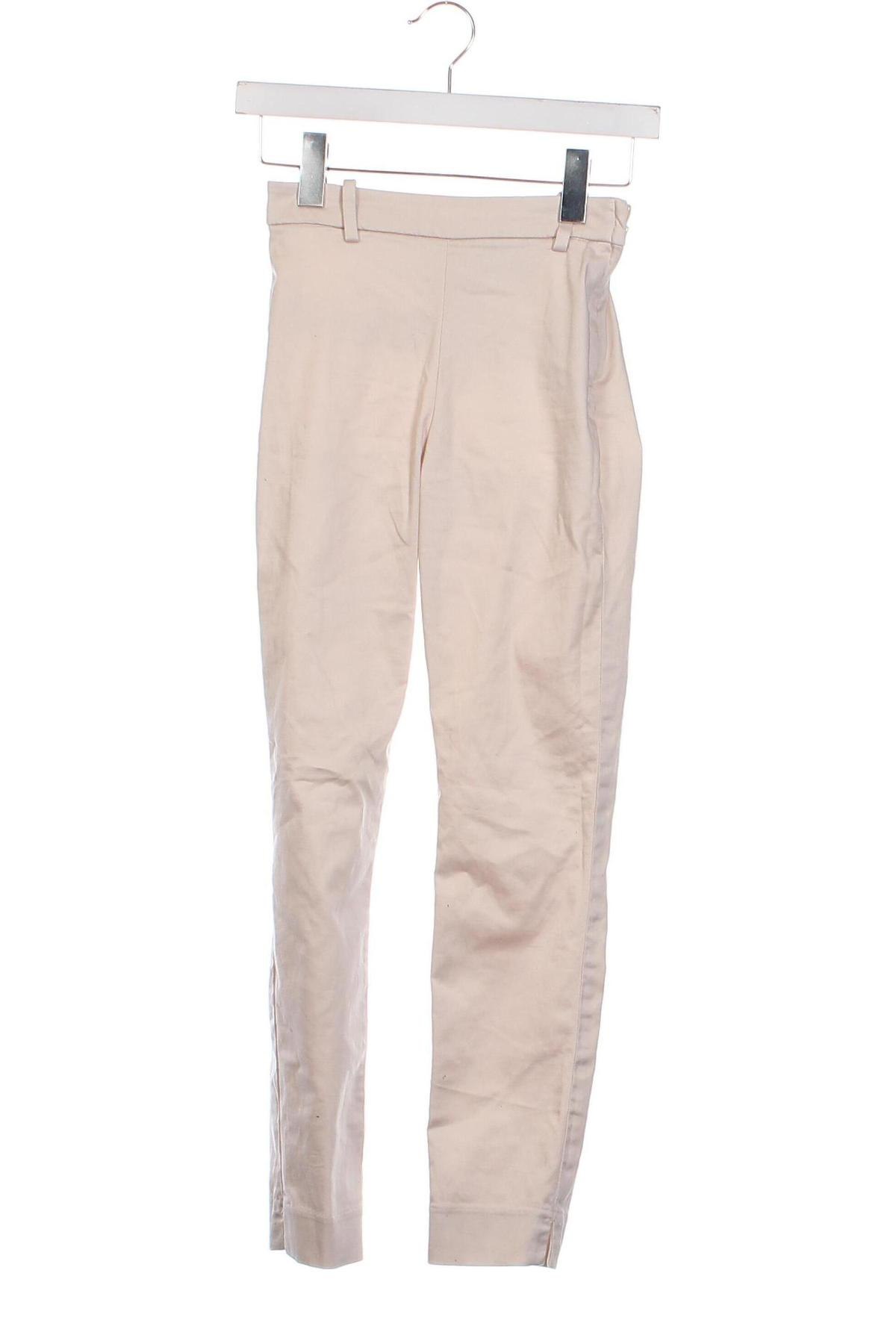 Pantaloni de femei H&M, Mărime XS, Culoare Bej, Preț 44,89 Lei