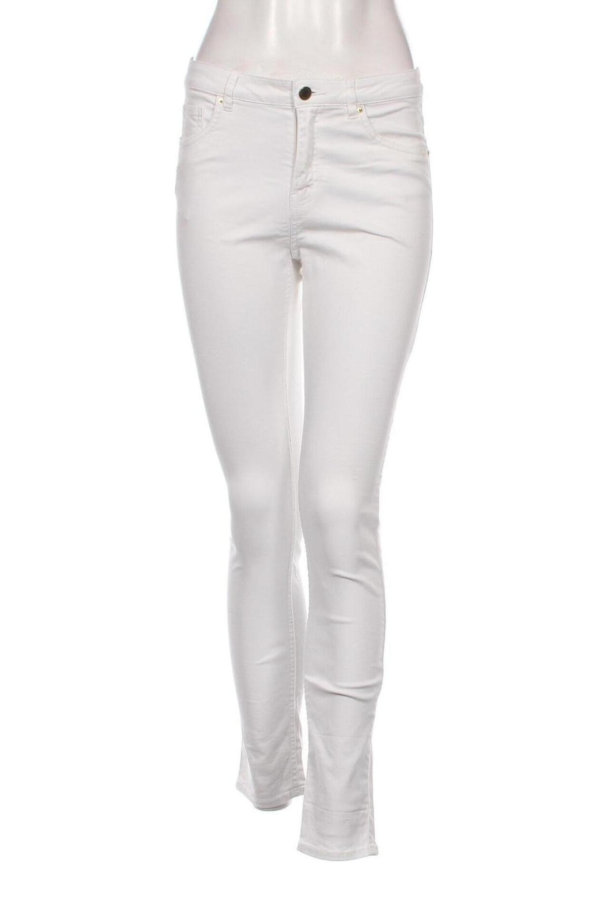 Дамски панталон H&M, Размер M, Цвят Бял, Цена 16,54 лв.