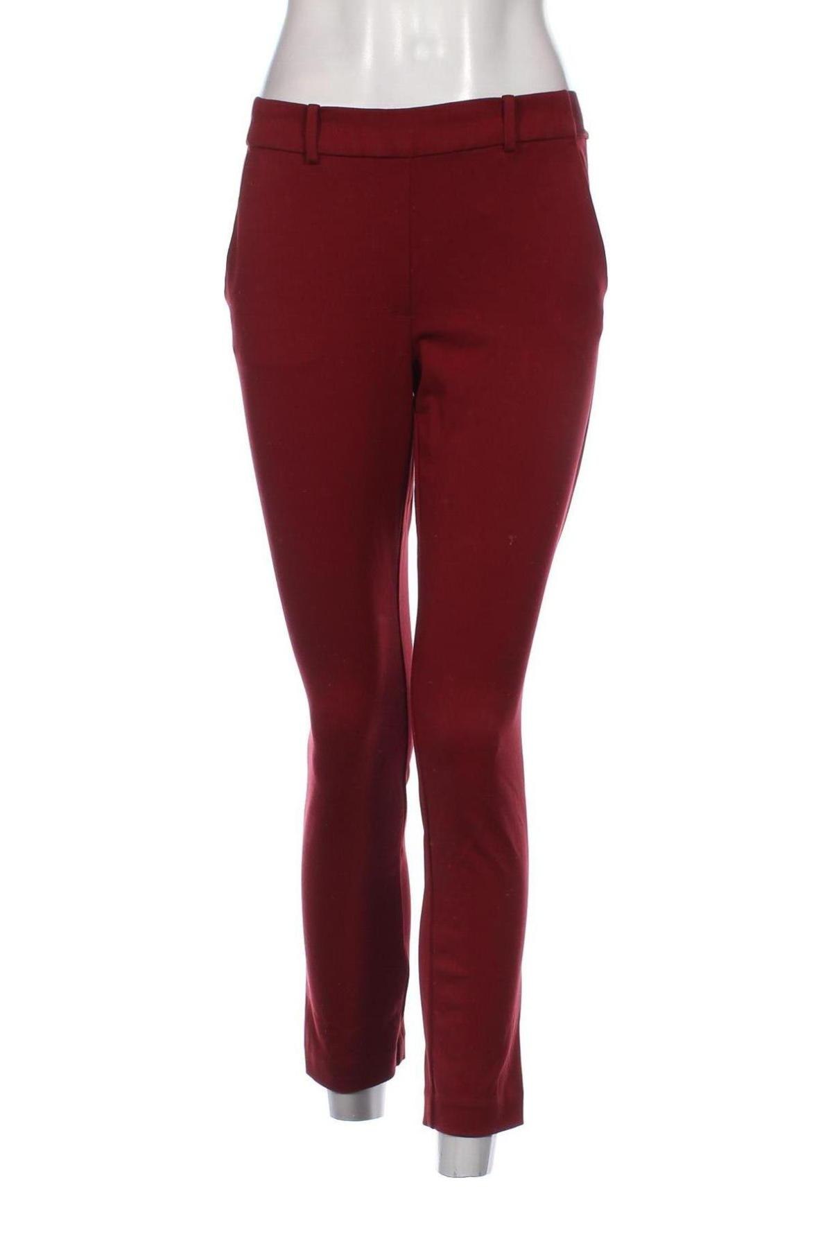 Pantaloni de femei H&M, Mărime S, Culoare Roșu, Preț 42,93 Lei