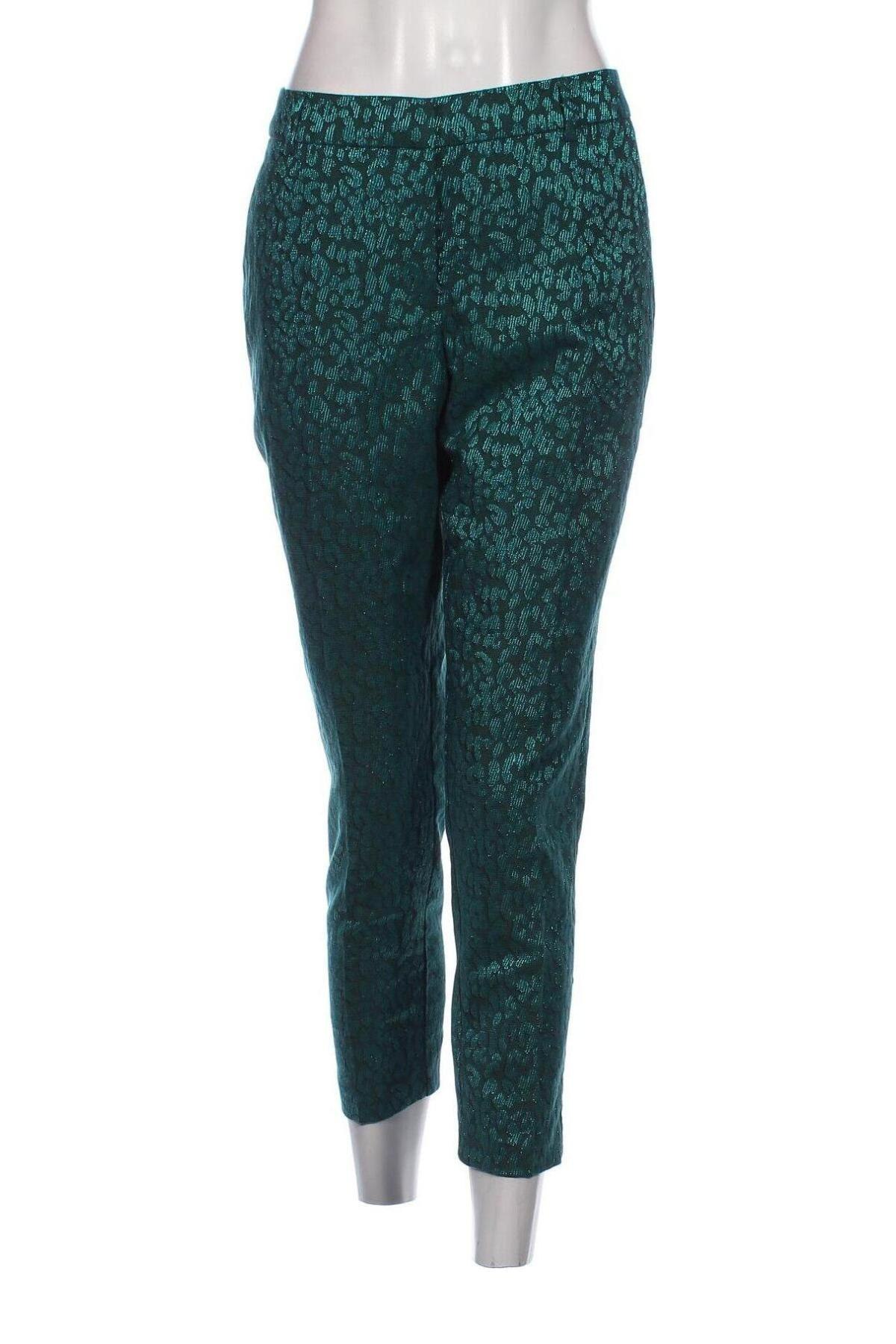 Дамски панталон H&M, Размер M, Цвят Зелен, Цена 20,70 лв.