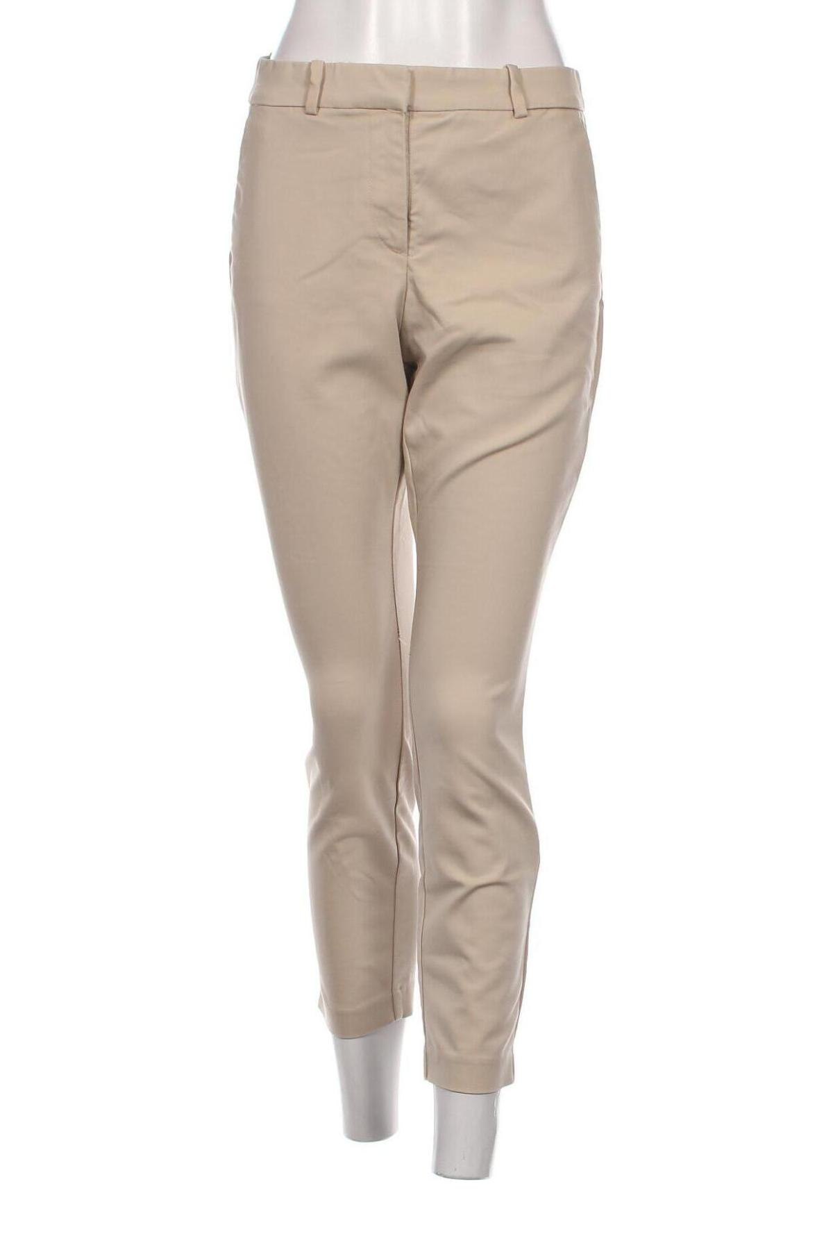 Дамски панталон H&M, Размер M, Цвят Бежов, Цена 17,60 лв.