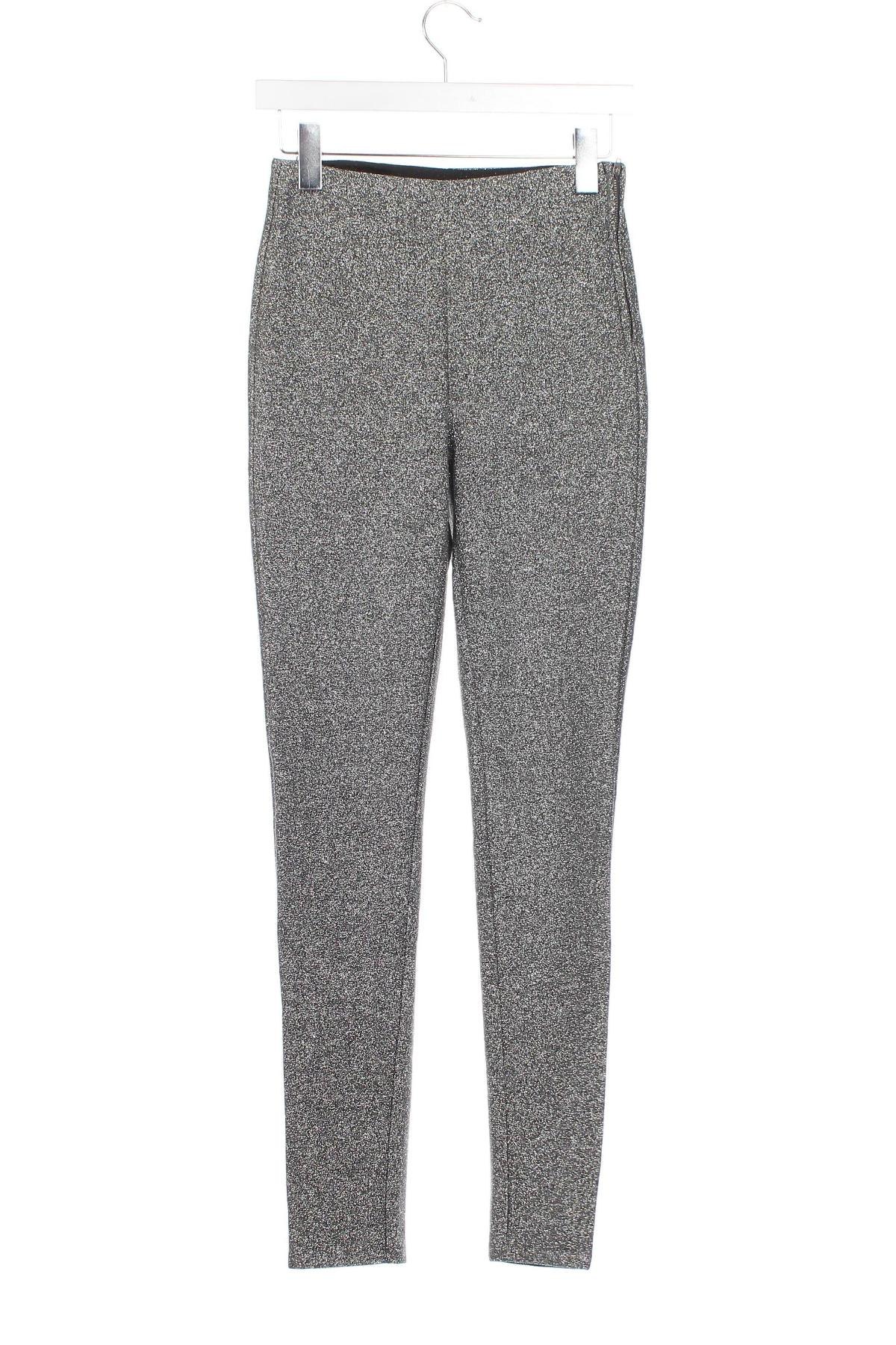 Pantaloni de femei H&M, Mărime XS, Culoare Argintiu, Preț 38,16 Lei