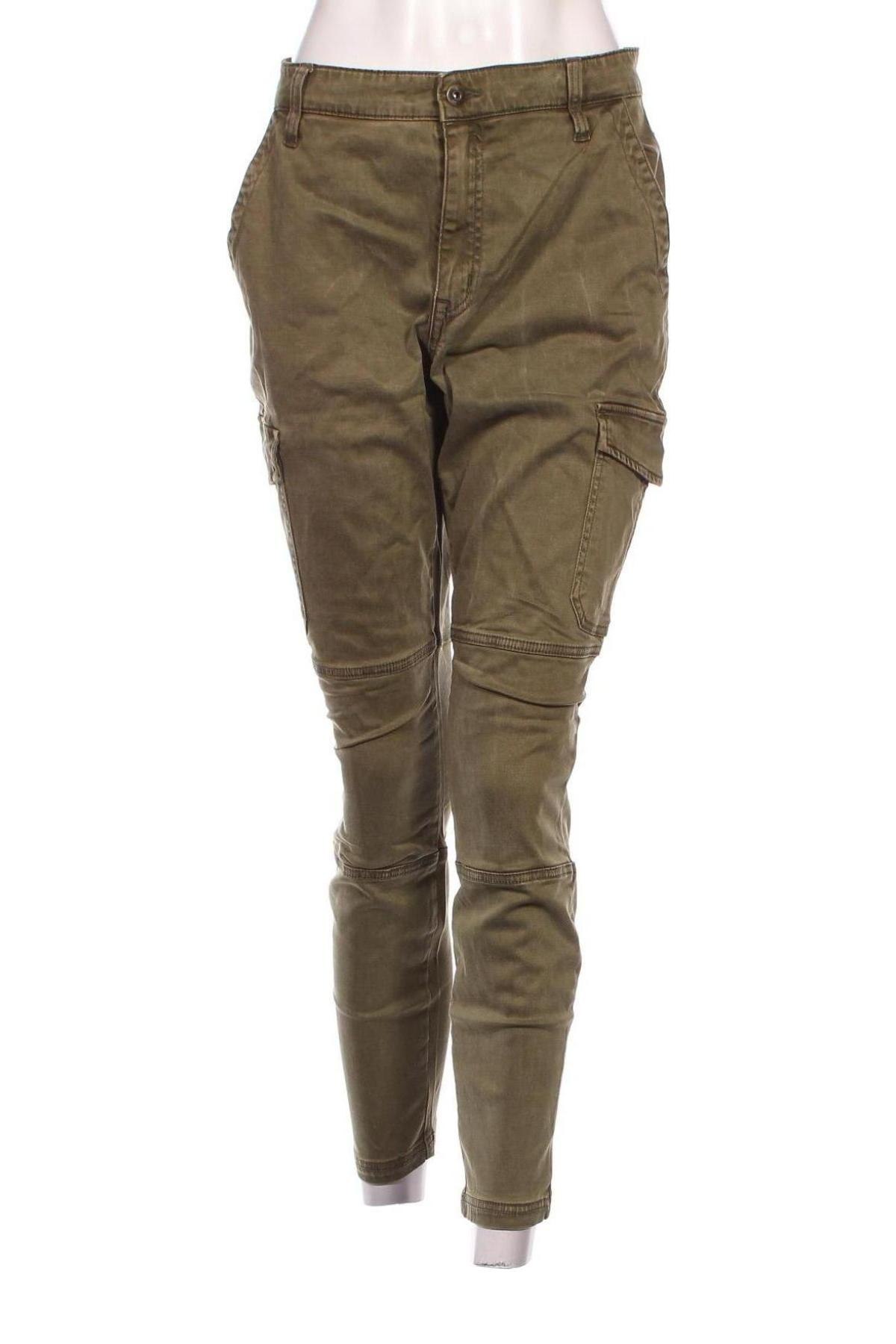 Pantaloni de femei H&M, Mărime XL, Culoare Verde, Preț 44,40 Lei