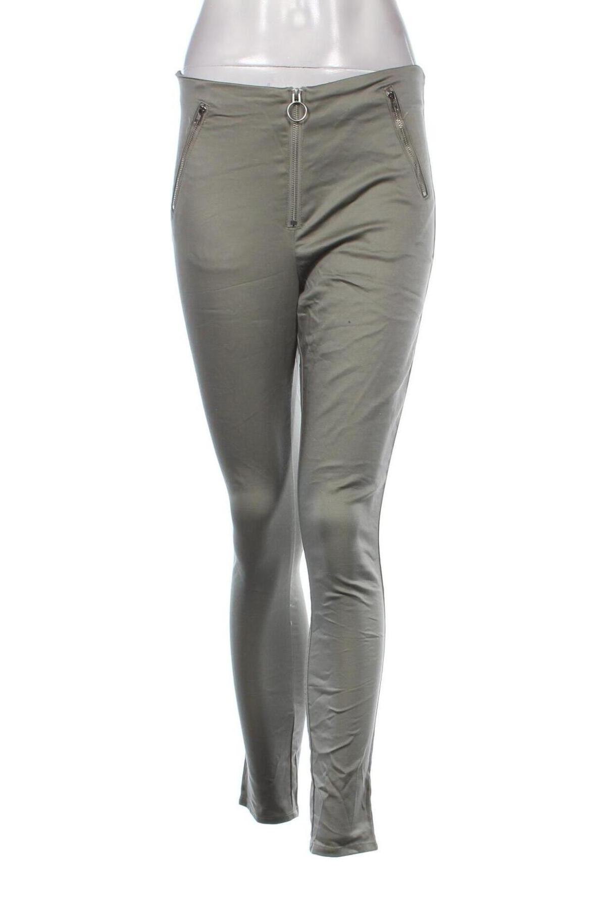 Pantaloni de femei H&M Divided, Mărime M, Culoare Verde, Preț 47,70 Lei