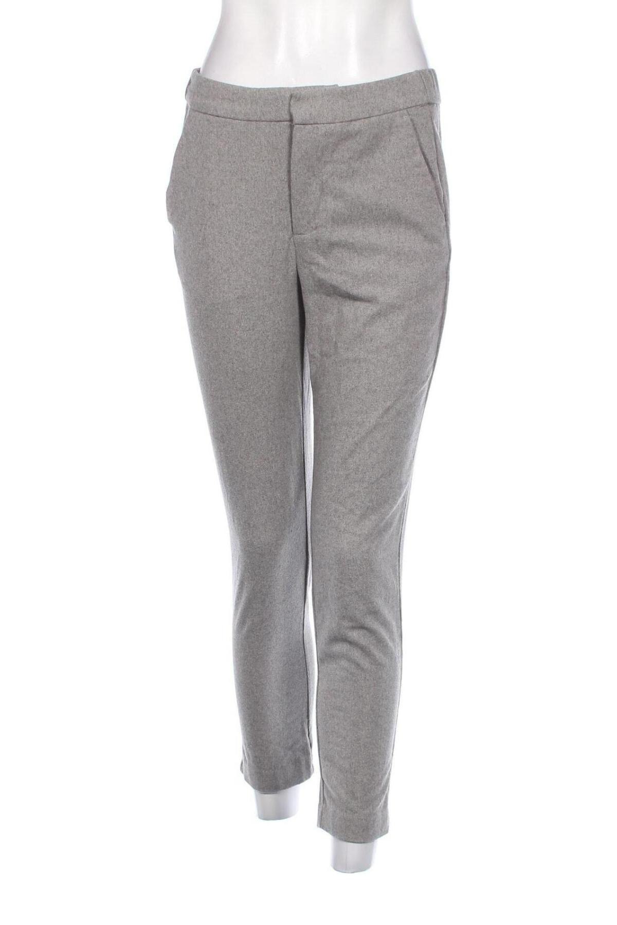 Дамски панталон H&M L.O.G.G., Размер S, Цвят Сив, Цена 13,05 лв.
