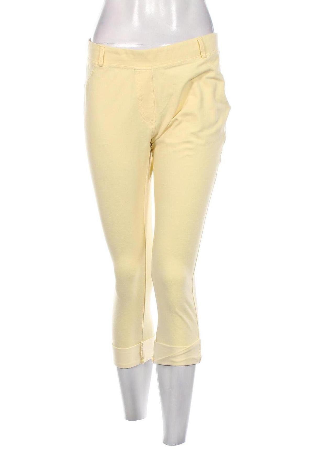 Pantaloni de femei Helena Vera, Mărime M, Culoare Galben, Preț 60,69 Lei