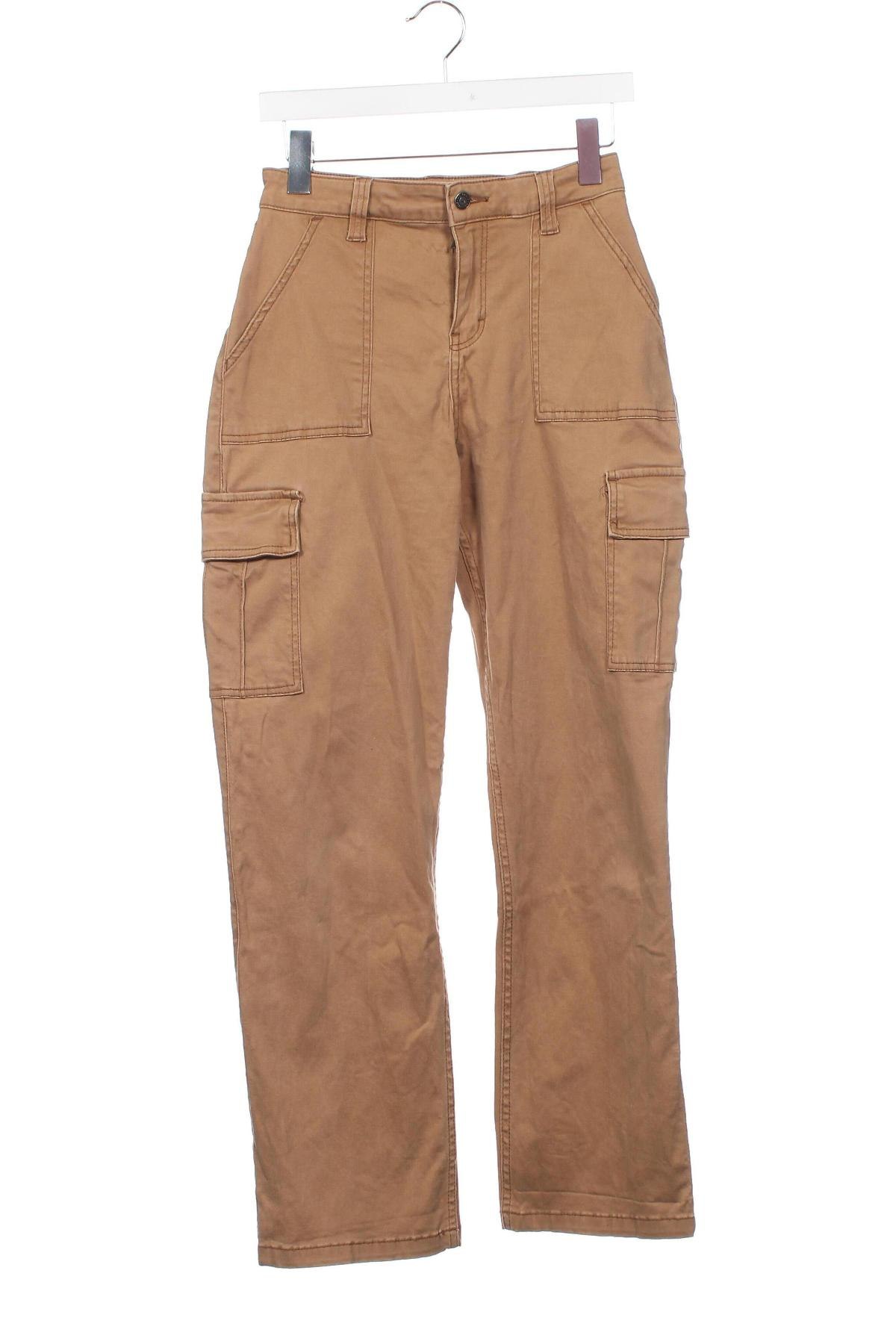 Damenhose Hollister, Größe XS, Farbe Braun, Preis 8,03 €