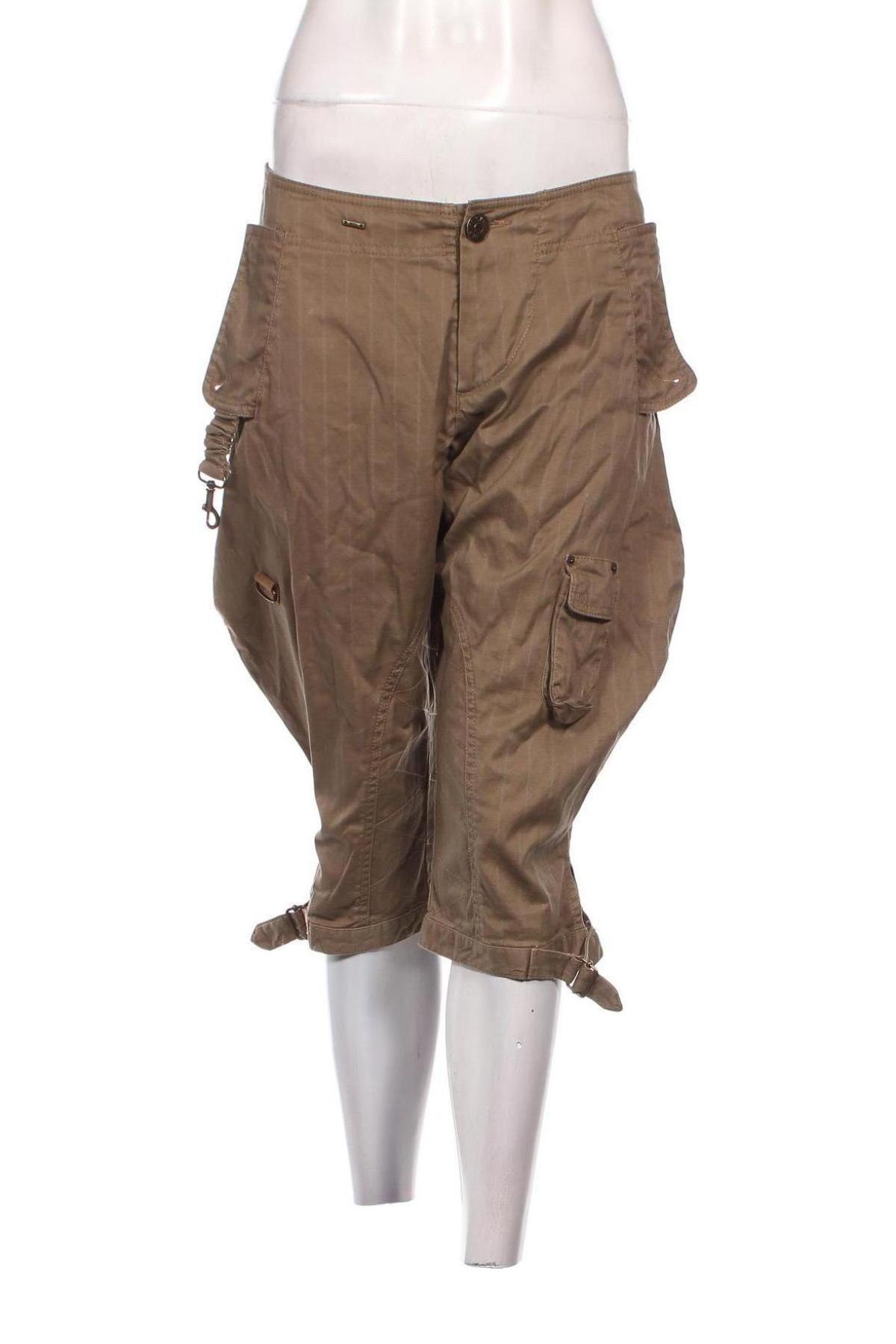 Дамски панталон IKKS, Размер M, Цвят Кафяв, Цена 67,06 лв.