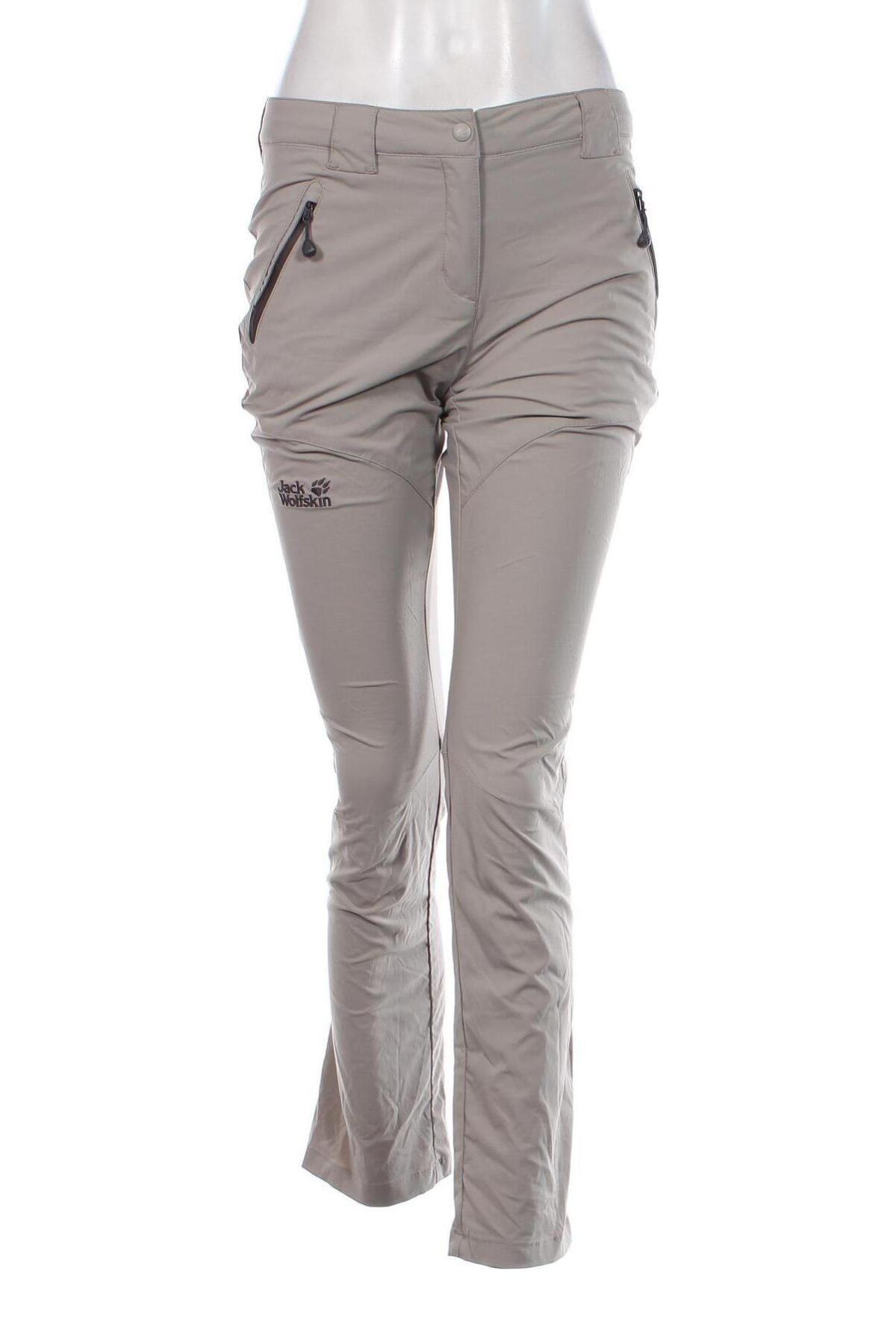 Pantaloni de femei Jack Wolfskin, Mărime S, Culoare Gri, Preț 180,92 Lei