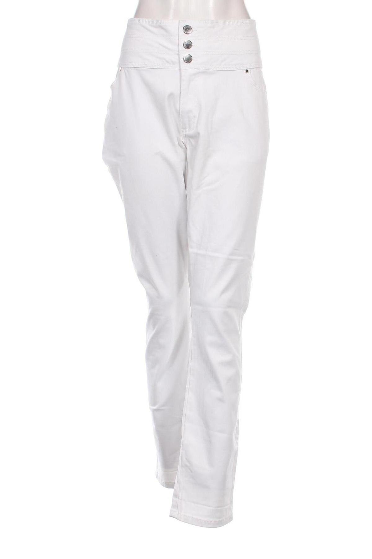 Damenhose Janina, Größe XL, Farbe Weiß, Preis 8,90 €