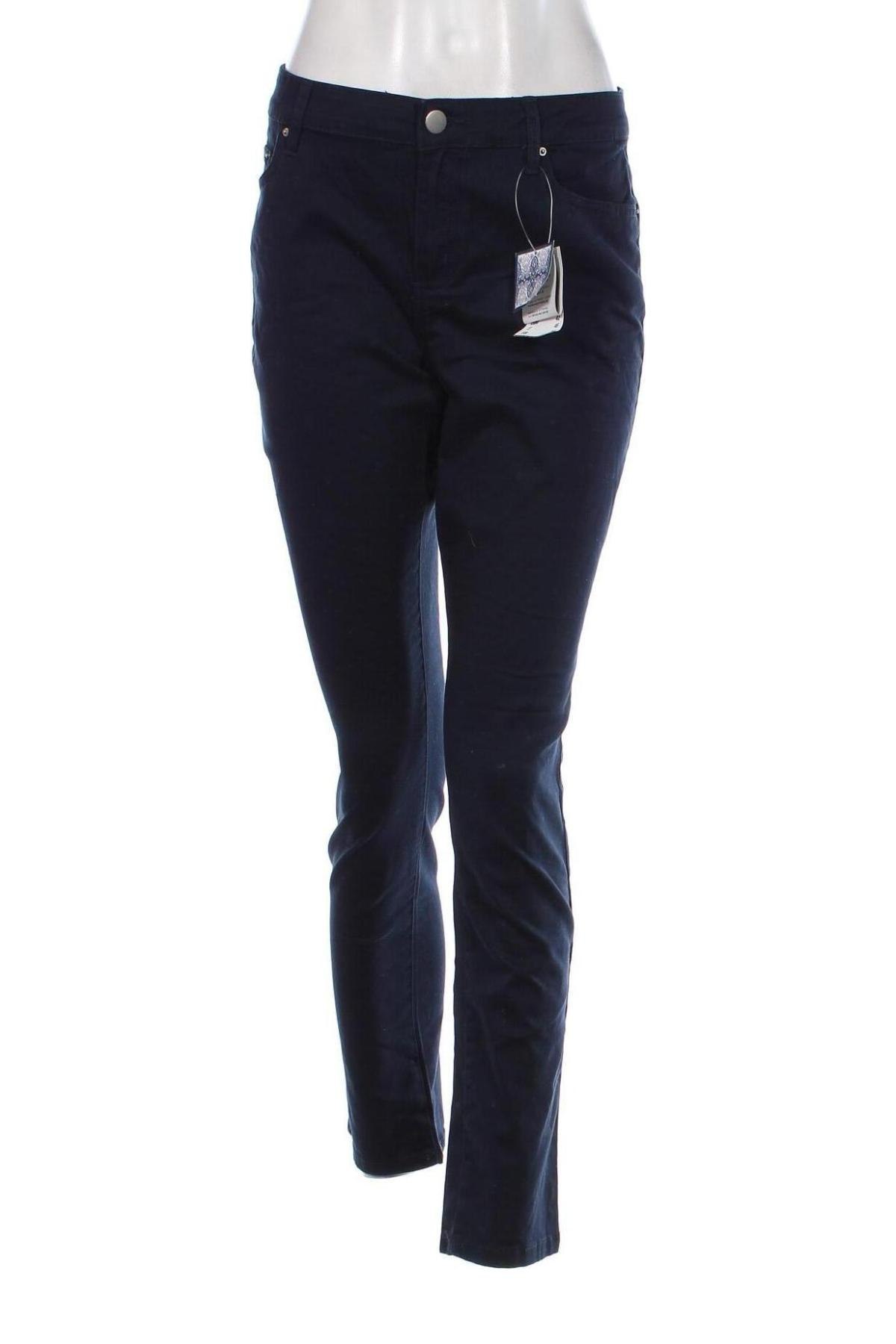 Pantaloni de femei Janina, Mărime L, Culoare Albastru, Preț 68,09 Lei