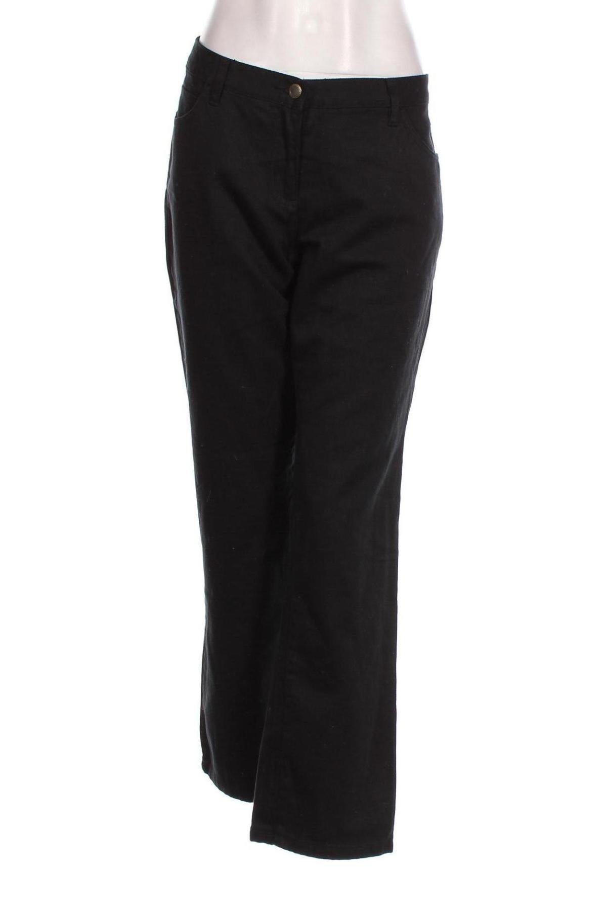 Pantaloni de femei John Baner, Mărime L, Culoare Negru, Preț 47,70 Lei