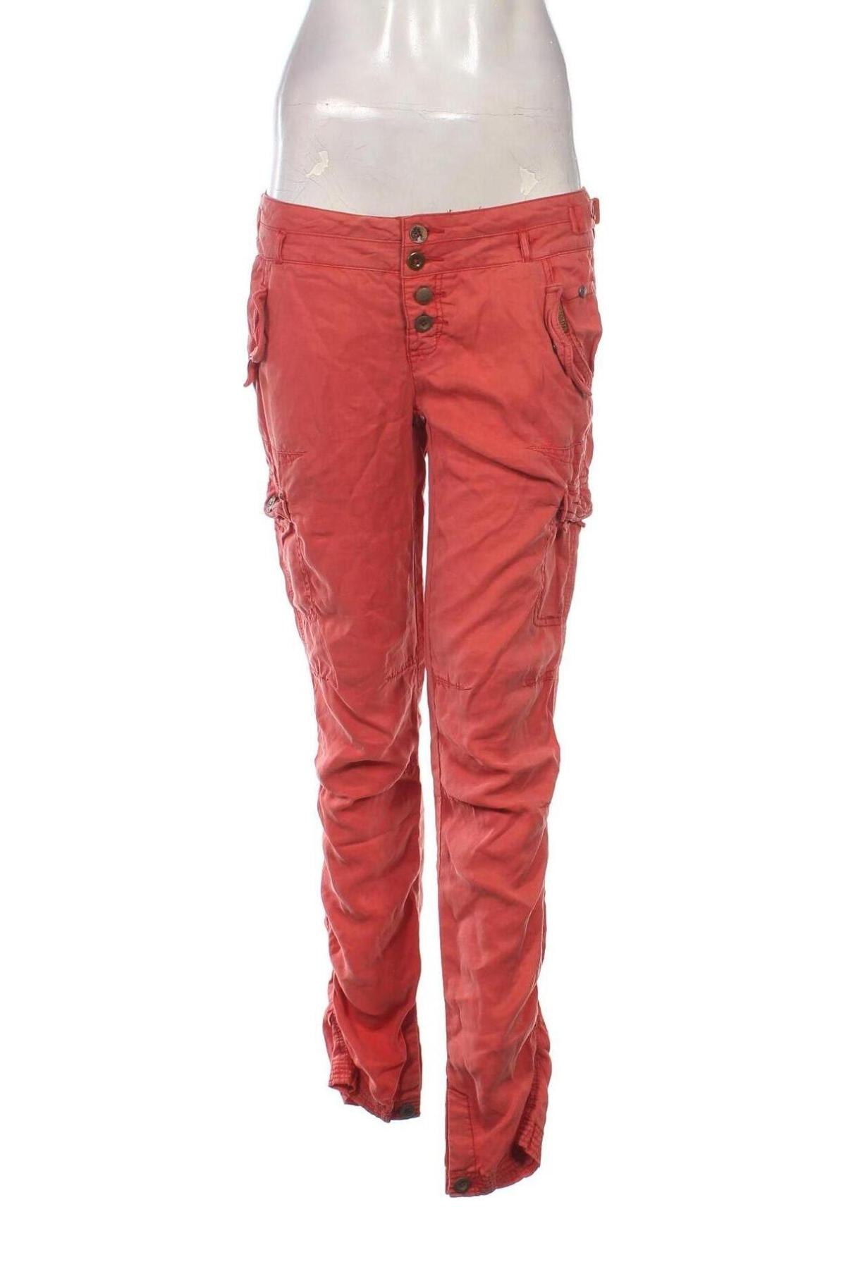 Pantaloni de femei Khujo, Mărime M, Culoare Roșu, Preț 121,18 Lei