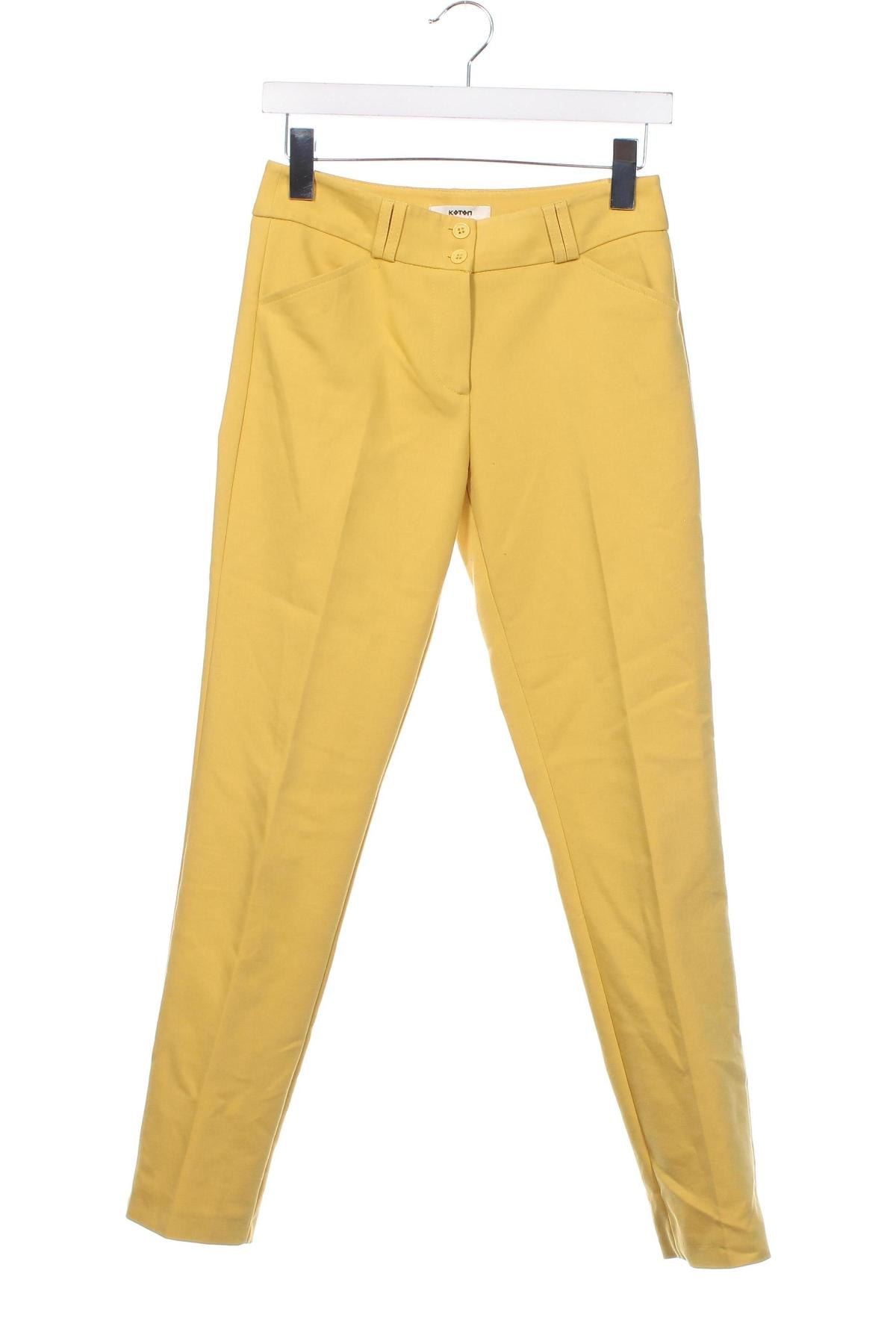 Dámské kalhoty  Koton, Velikost XS, Barva Žlutá, Cena  459,00 Kč