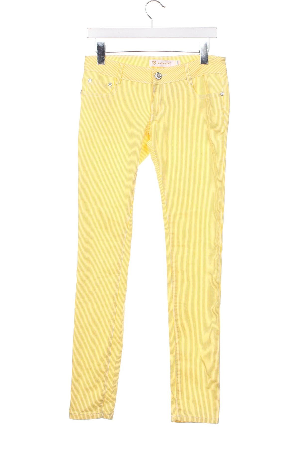 Pantaloni de femei Lantis, Mărime L, Culoare Galben, Preț 52,63 Lei
