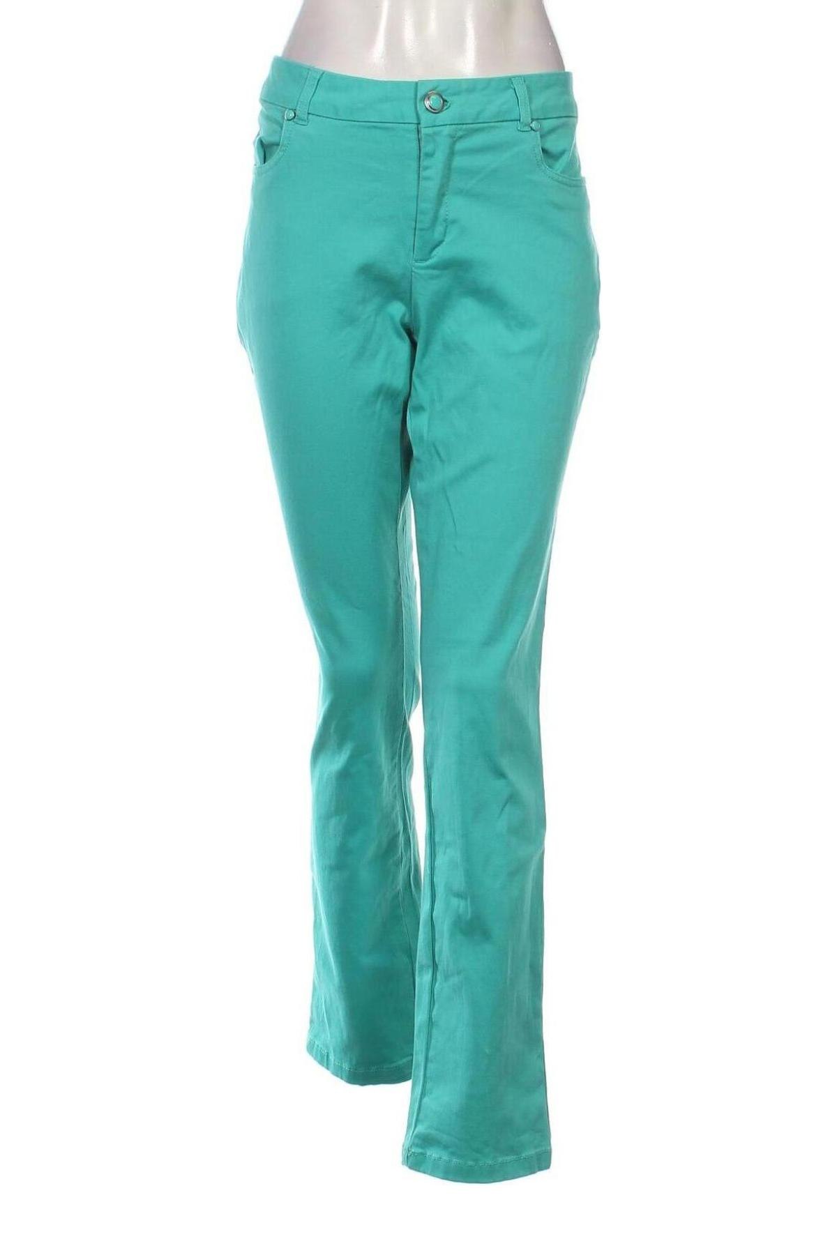 Pantaloni de femei Laura T., Mărime M, Culoare Verde, Preț 42,93 Lei