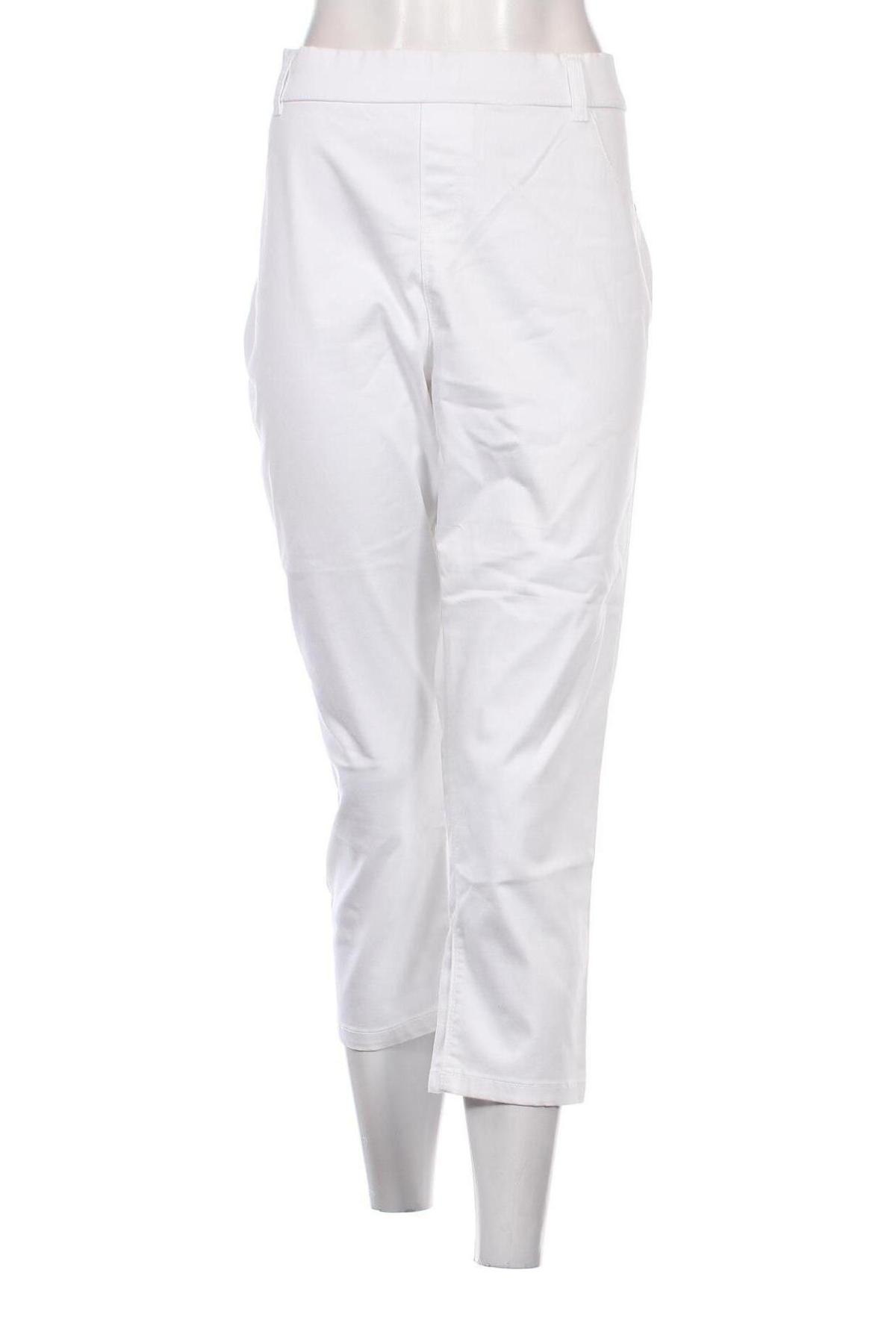 Pantaloni de femei Laura Torelli, Mărime XXL, Culoare Alb, Preț 44,89 Lei