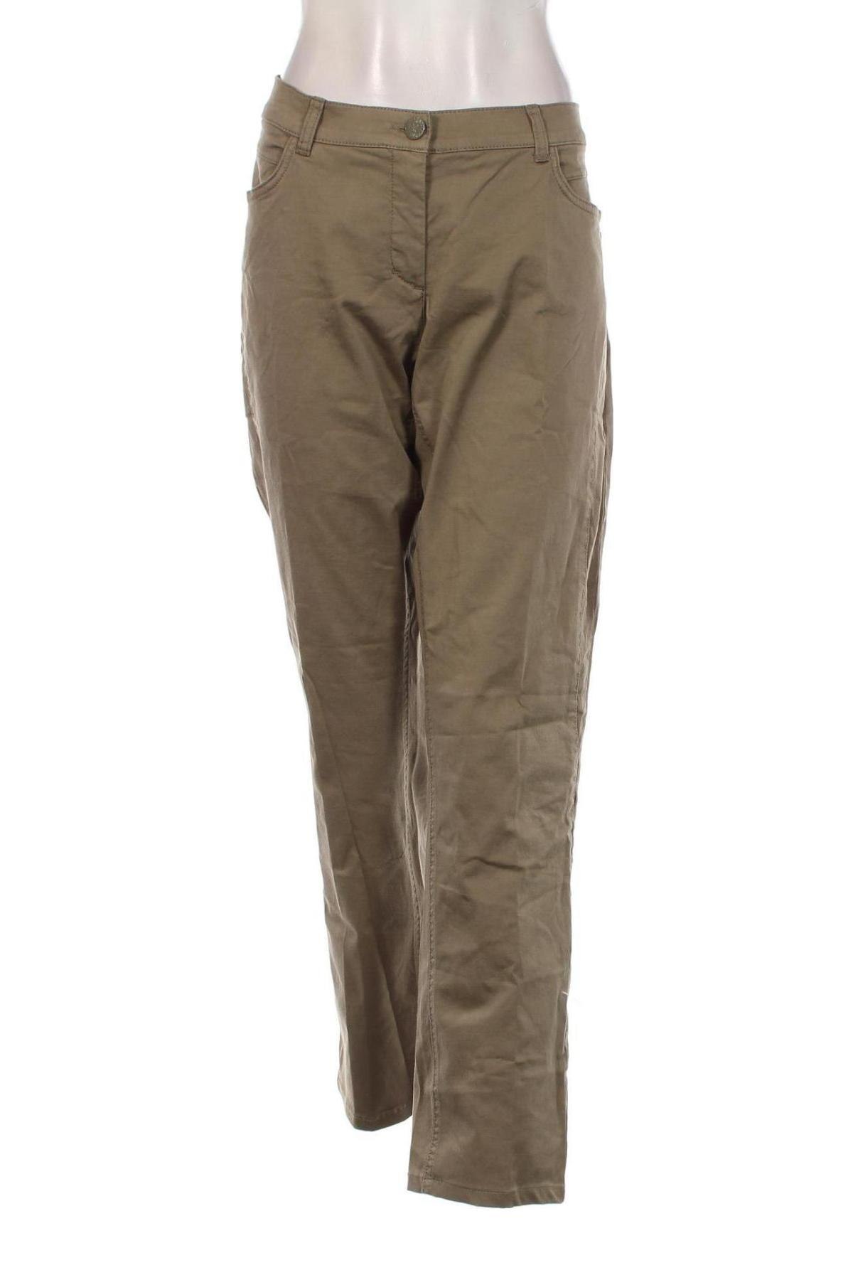 Дамски панталон Laurie, Размер XL, Цвят Зелен, Цена 40,80 лв.
