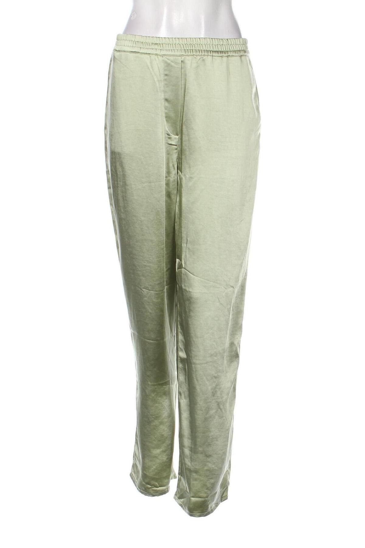 Γυναικείο παντελόνι LeGer By Lena Gercke X About you, Μέγεθος S, Χρώμα Πράσινο, Τιμή 19,18 €