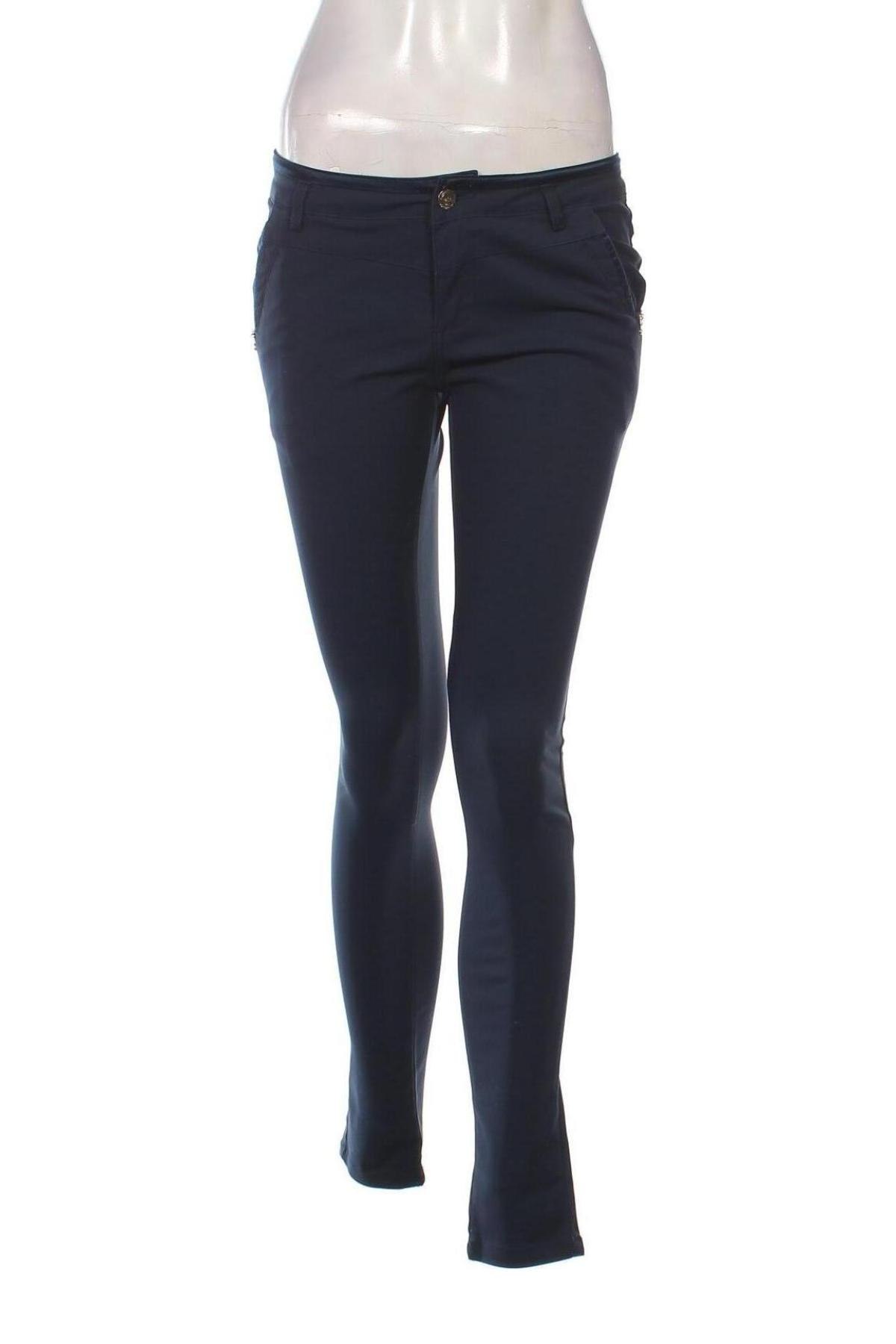 Γυναικείο παντελόνι M.Sara, Μέγεθος M, Χρώμα Μπλέ, Τιμή 8,90 €