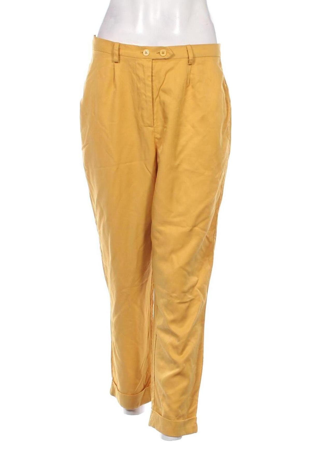 Дамски панталон MP/C by Minkpink, Размер M, Цвят Жълт, Цена 20,99 лв.