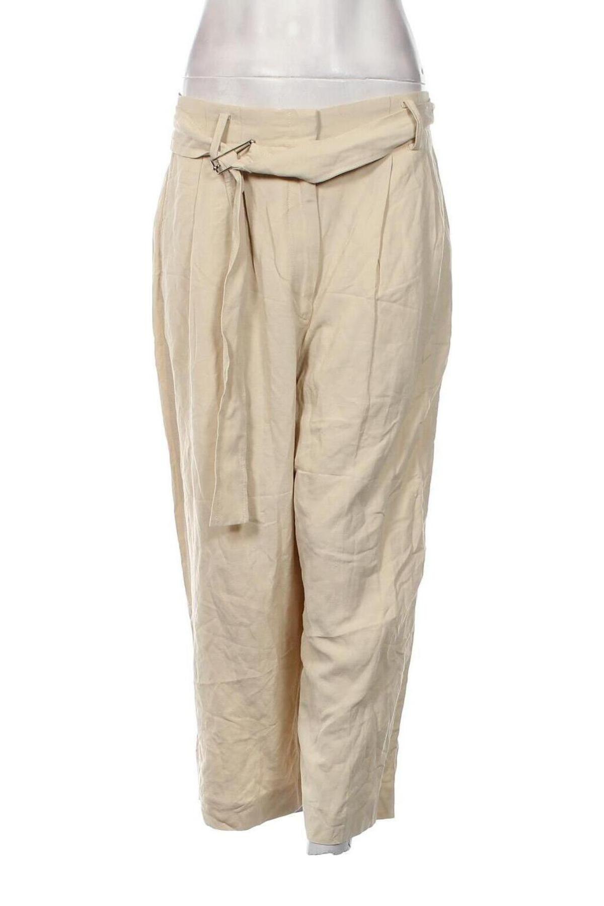 Дамски панталон Mango, Размер M, Цвят Бежов, Цена 30,80 лв.
