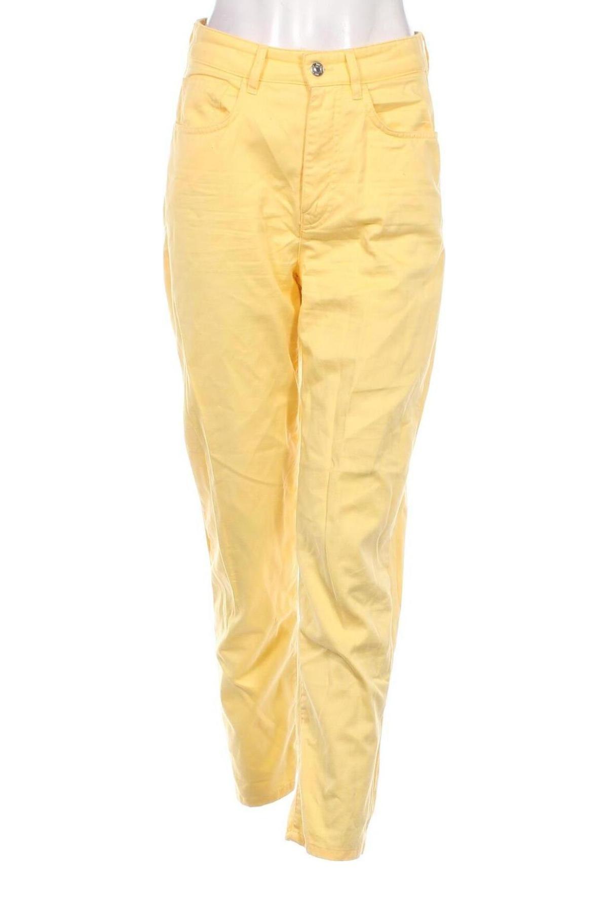 Pantaloni de femei Mango, Mărime S, Culoare Galben, Preț 52,20 Lei