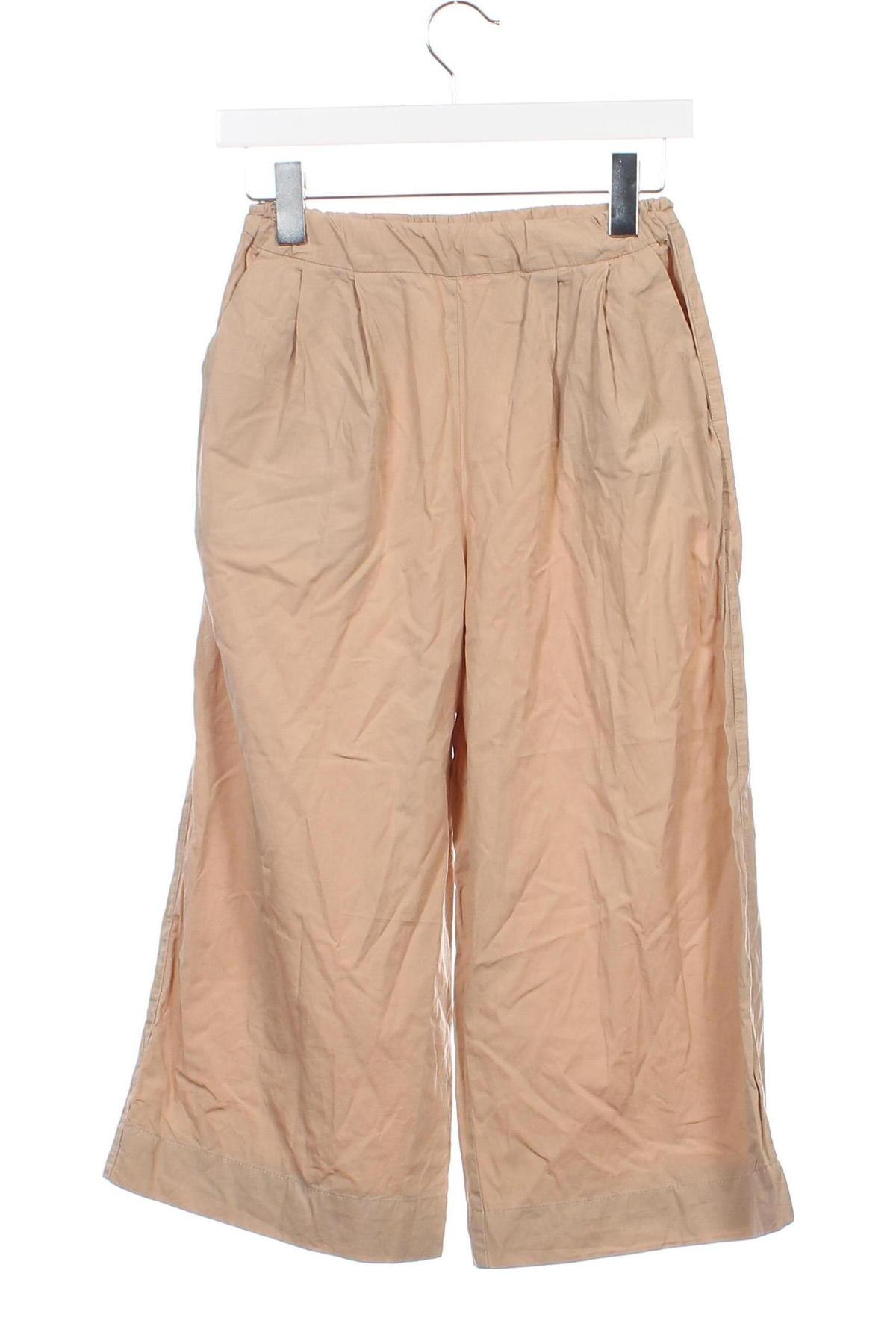 Дамски панталон Mango, Размер XS, Цвят Бежов, Цена 20,46 лв.