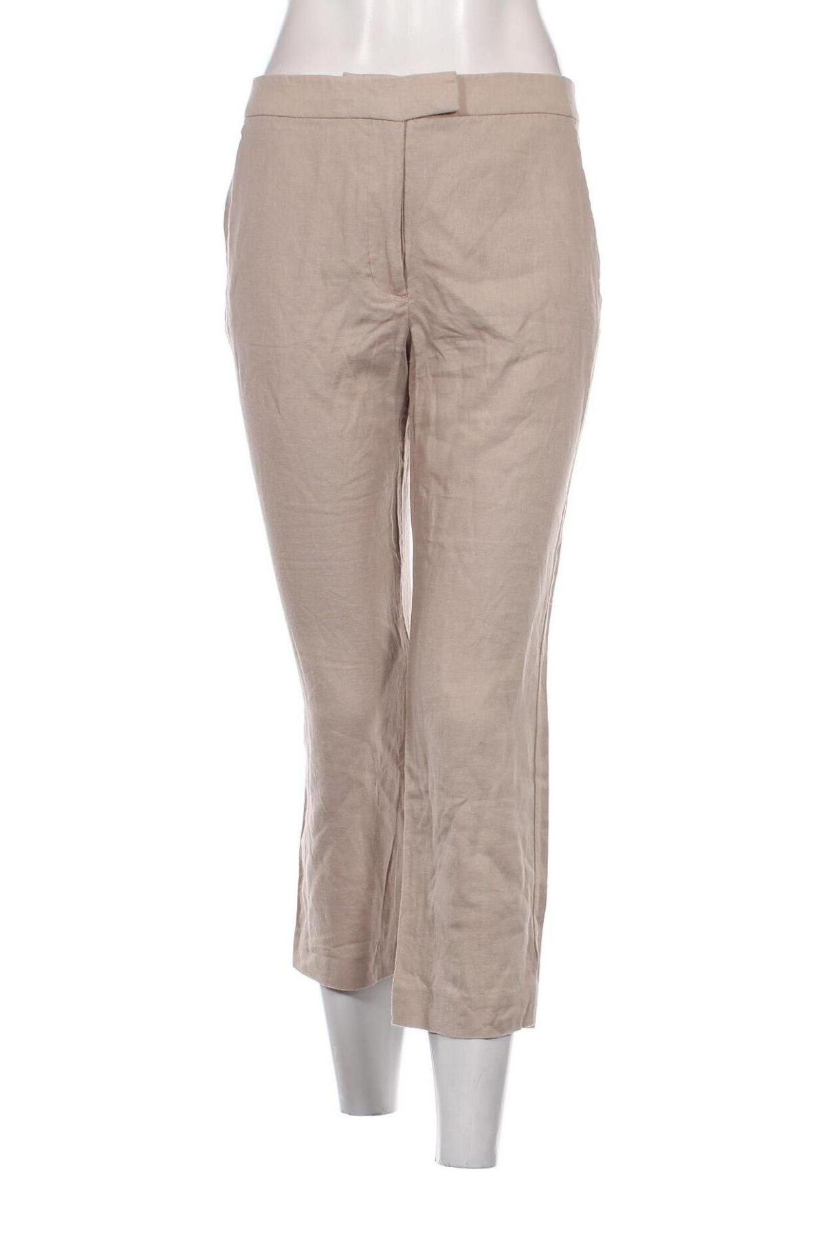 Pantaloni de femei Mango, Mărime M, Culoare Bej, Preț 86,73 Lei