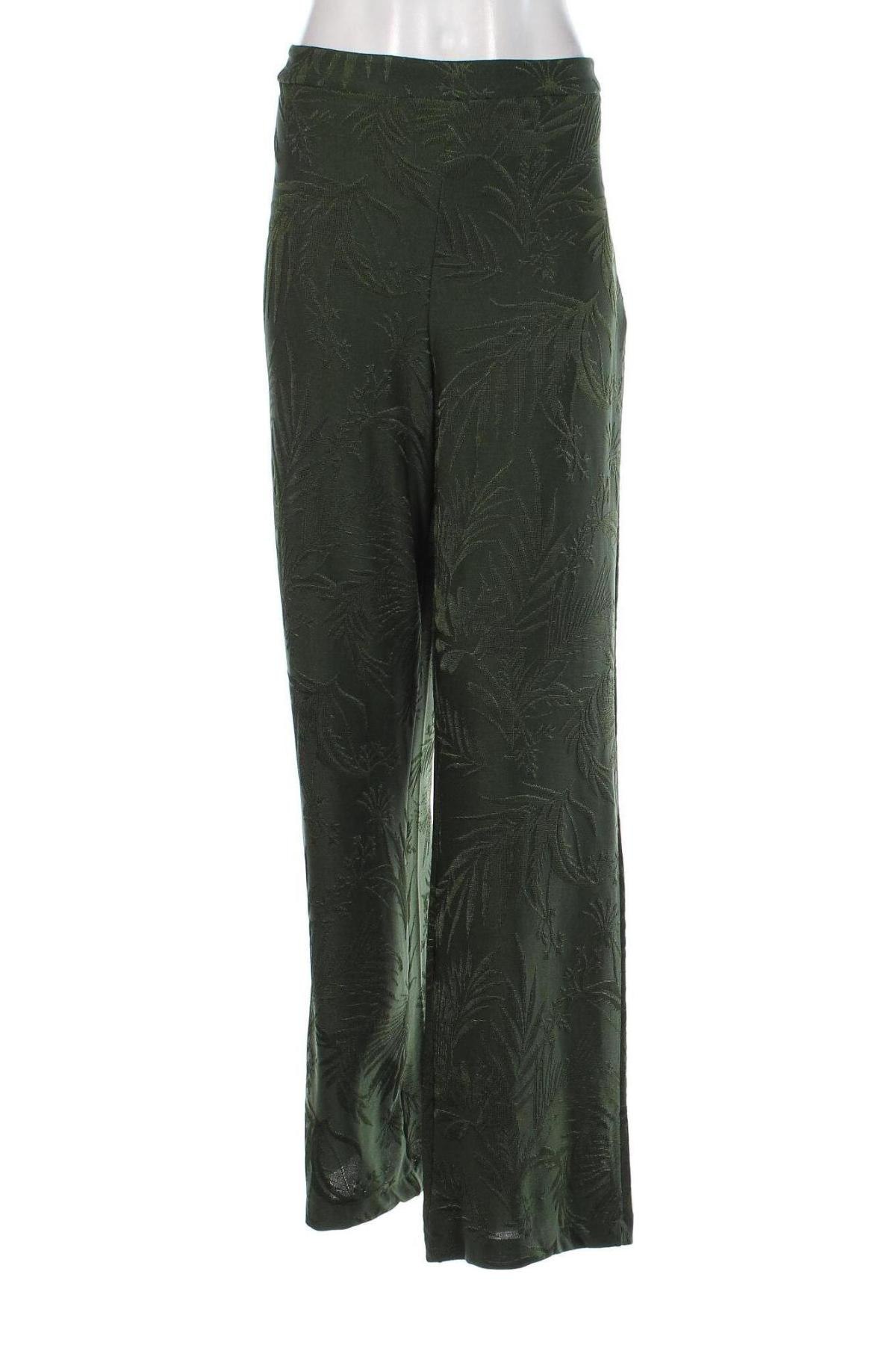 Pantaloni de femei Mango, Mărime L, Culoare Verde, Preț 78,52 Lei