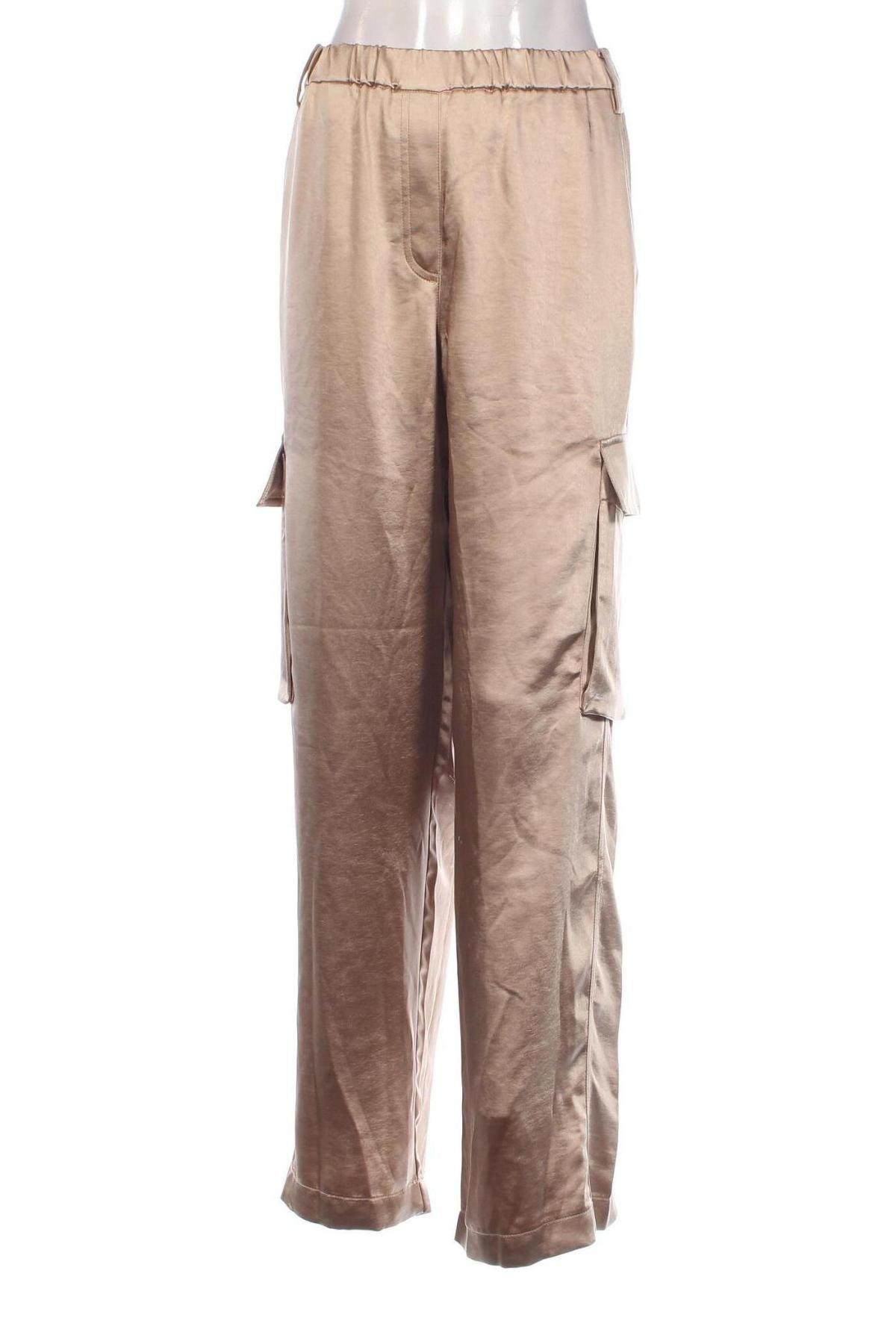 Pantaloni de femei Mango, Mărime XXL, Culoare Bej, Preț 113,98 Lei