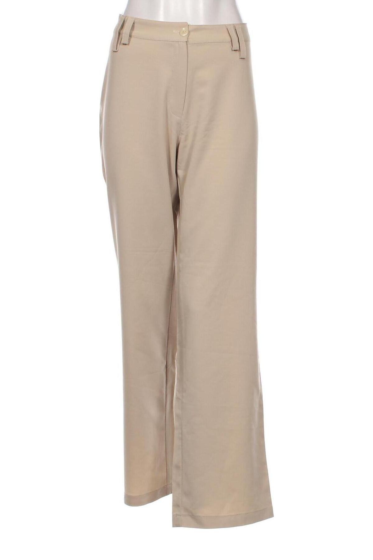 Γυναικείο παντελόνι Mat, Μέγεθος XL, Χρώμα  Μπέζ, Τιμή 11,16 €