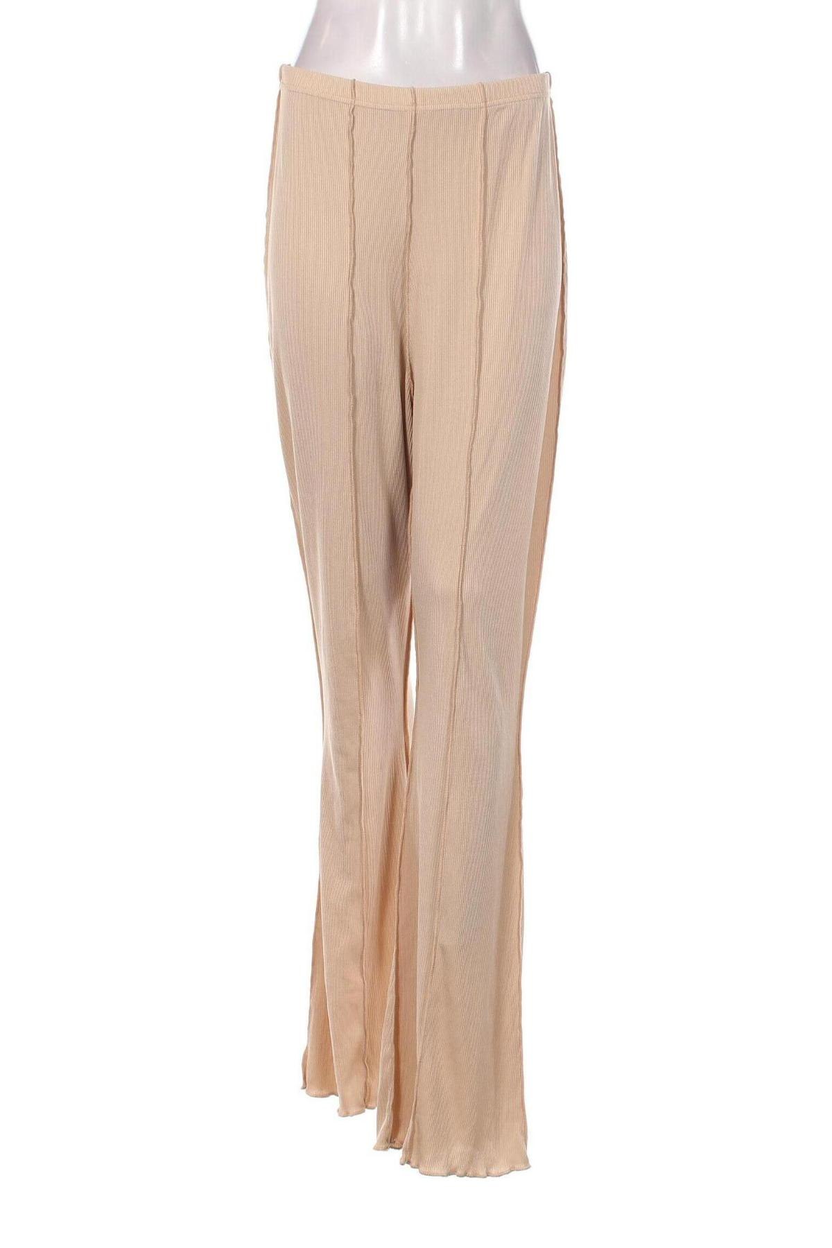 Γυναικείο παντελόνι Missguided, Μέγεθος XL, Χρώμα  Μπέζ, Τιμή 9,87 €