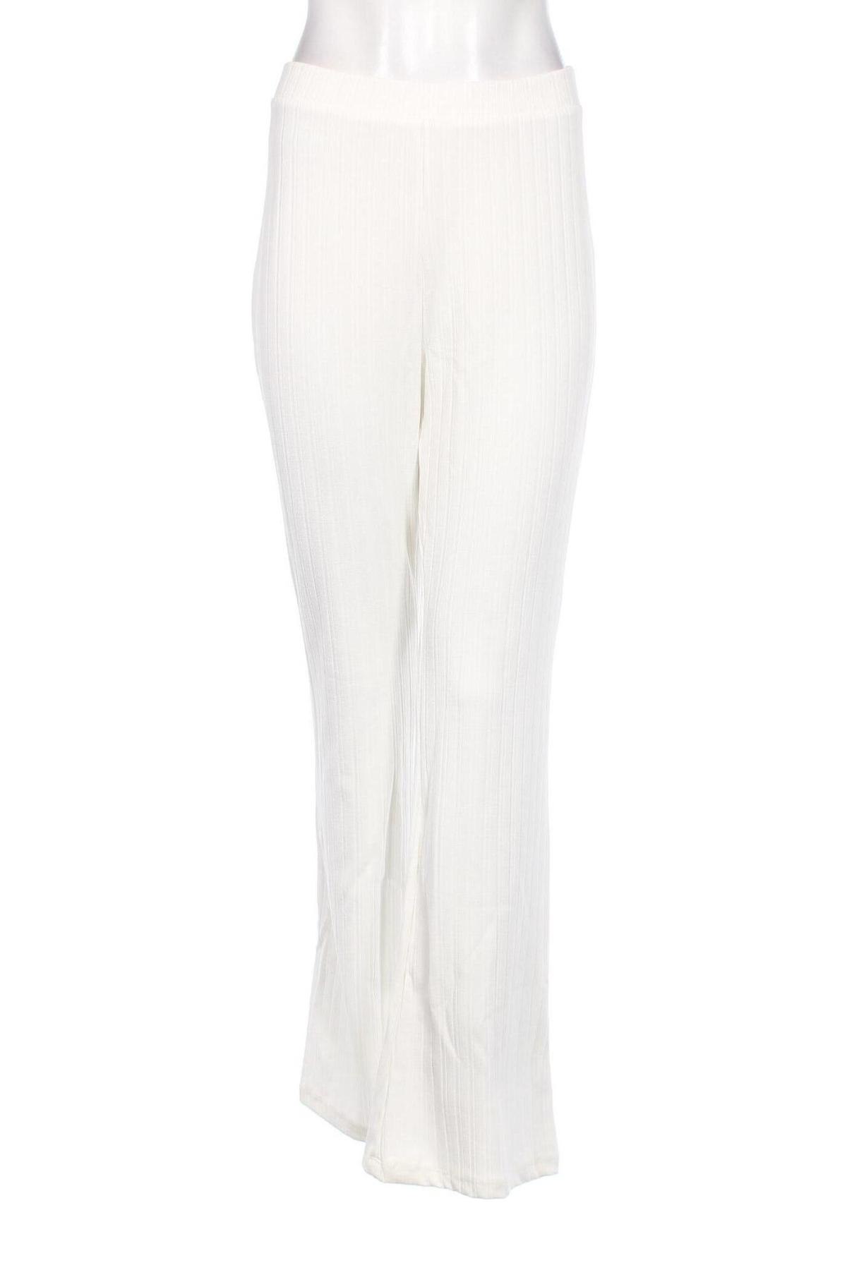 Дамски панталон Monki, Размер XL, Цвят Бял, Цена 30,80 лв.