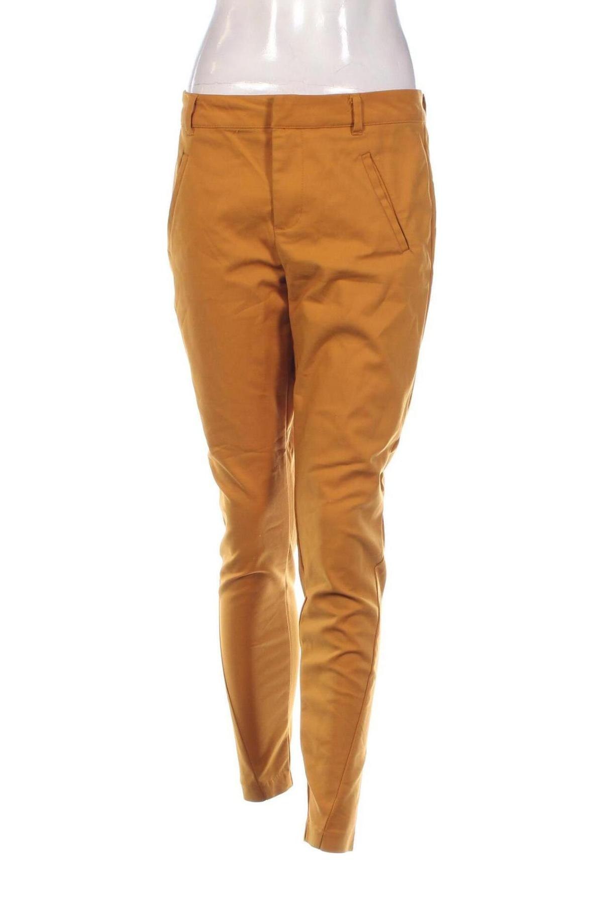 Дамски панталон ONLY, Размер M, Цвят Жълт, Цена 10,53 лв.
